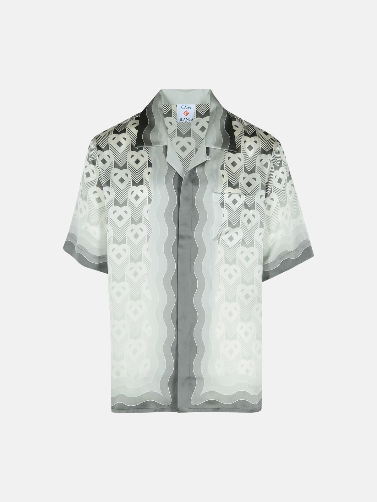 Casablanca Grey Silk Shirt