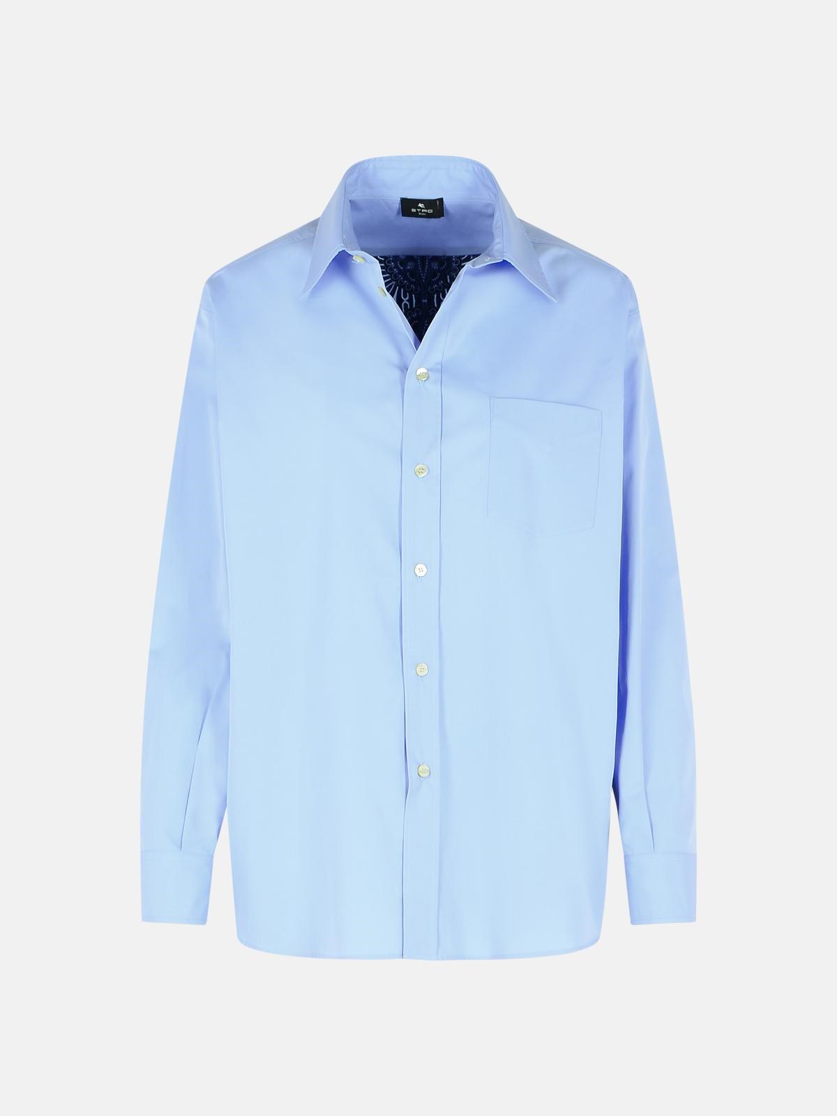 ETRO Blue Cotton Shirt　ETRO ブルー コットン シャツ ETRO