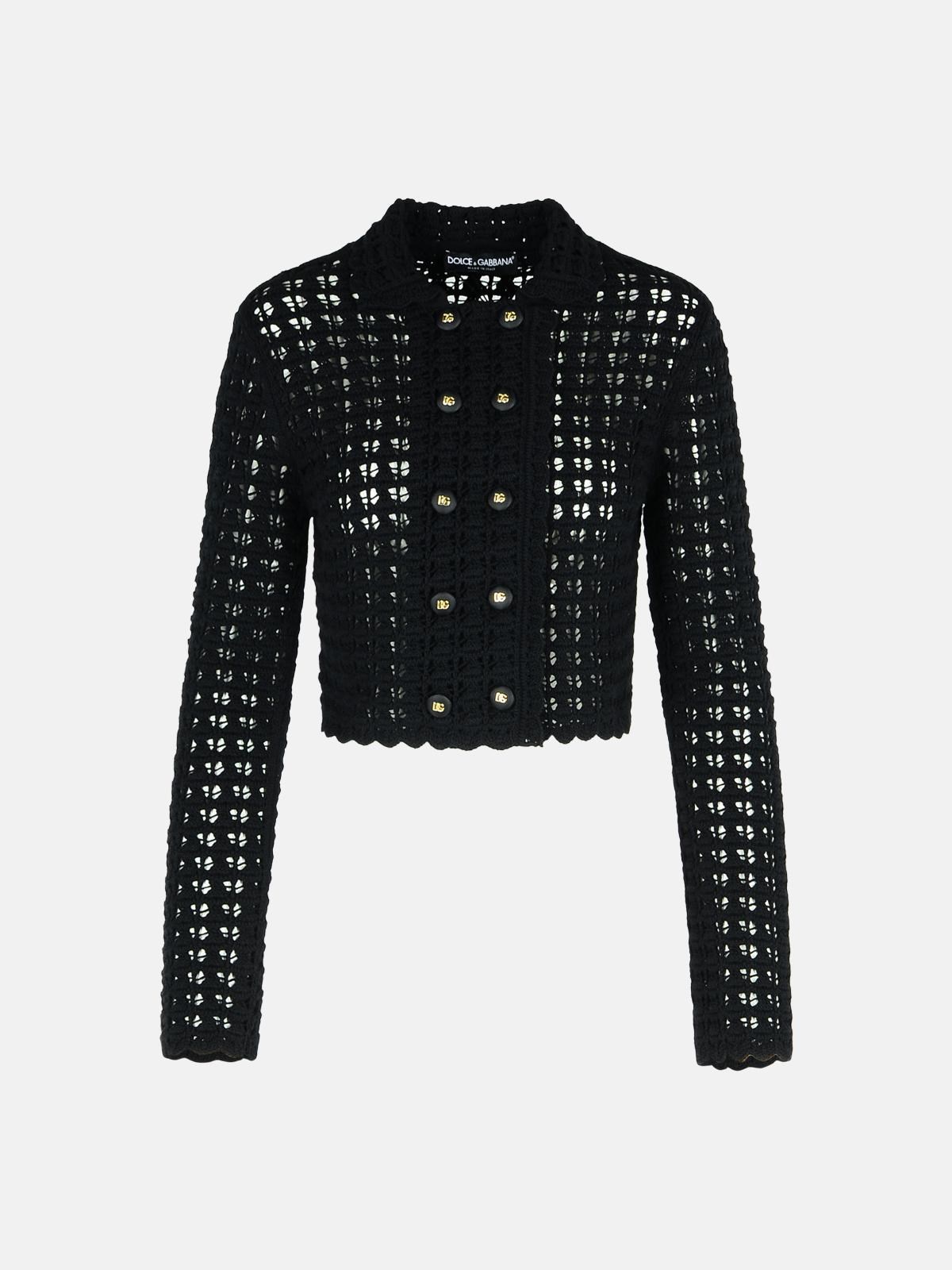 Dolce & Gabbana Black Virgin Wool Jacket