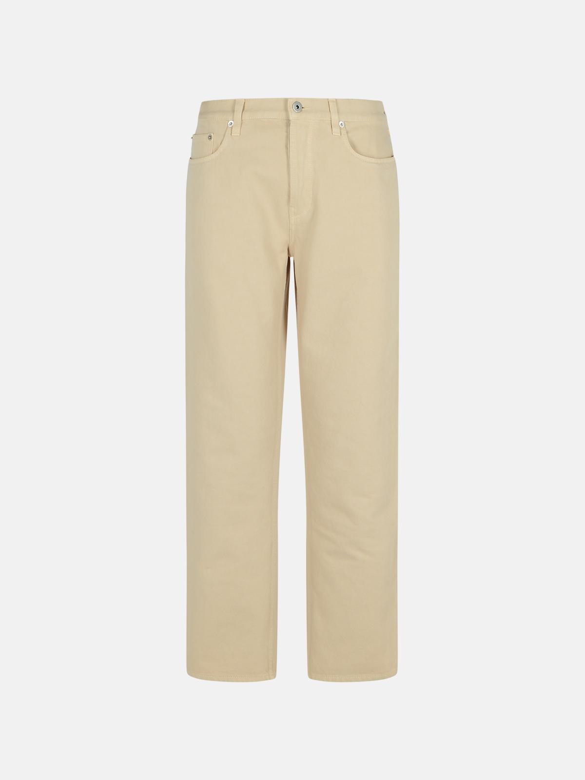 Burberry BURBERRY Cream Cotton Jeans　バーバリー クリームコットンジーンズ