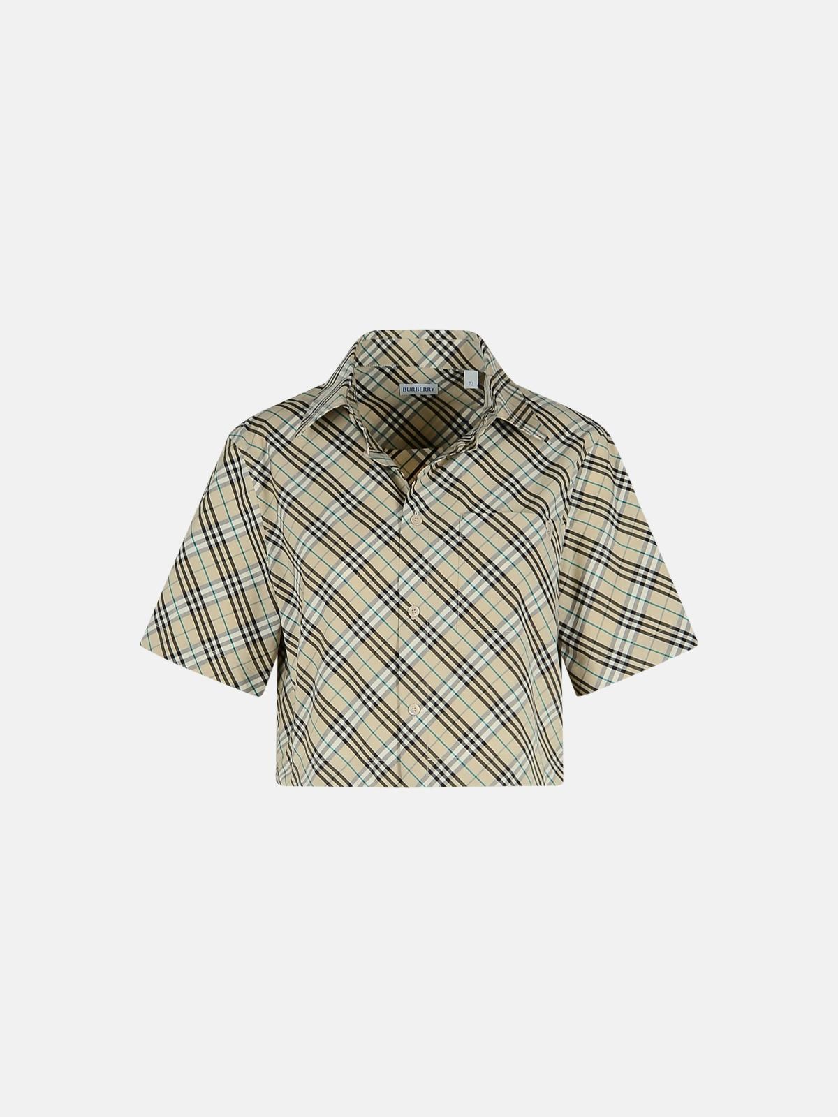Burberry Cream Cotton Shirt