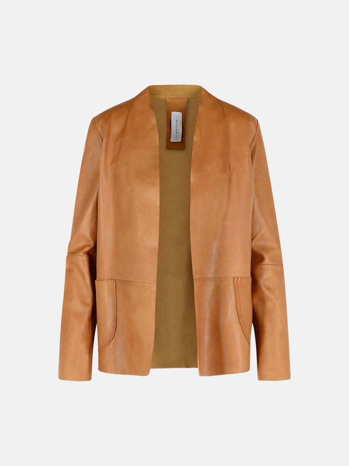 Bully Brown Leather Jacket