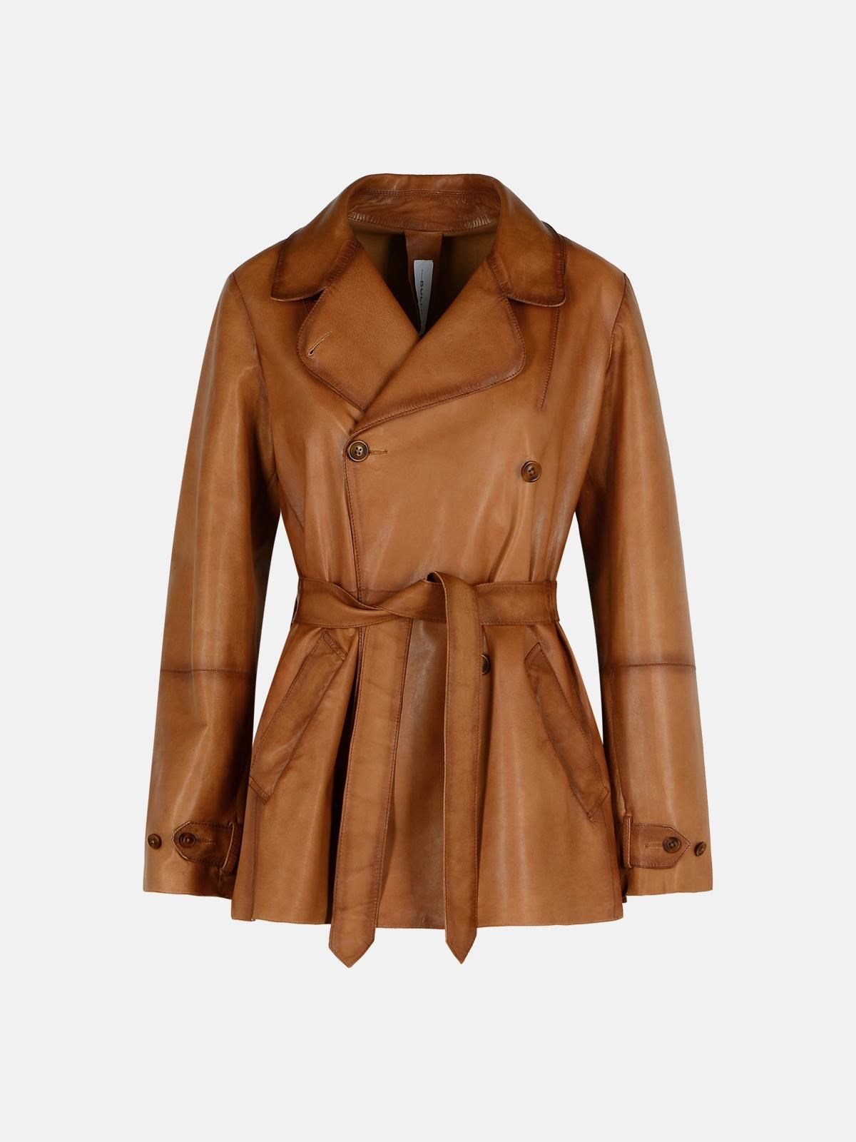 Bully Brown Leather Jacket