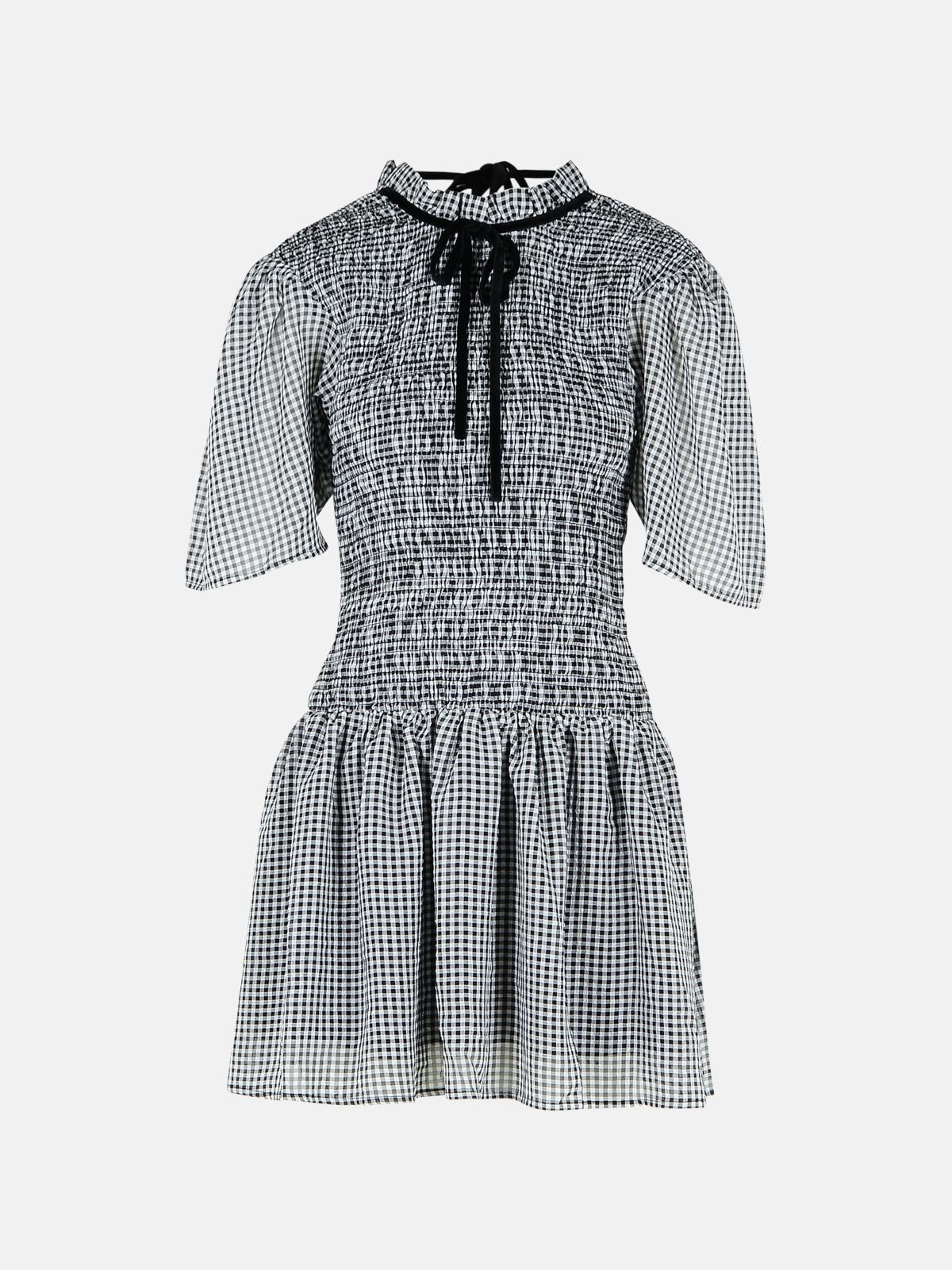 Ganni Black Polyester Dress