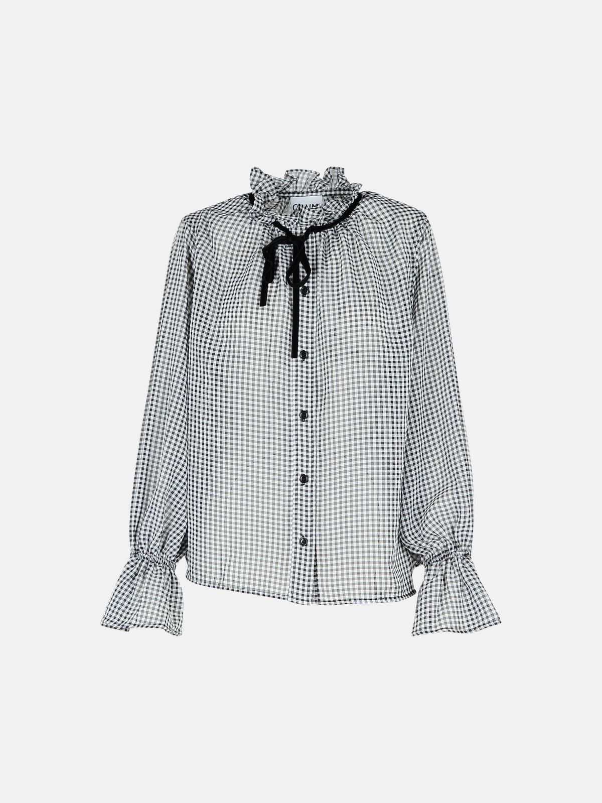 Ganni Black Polyester Shirt