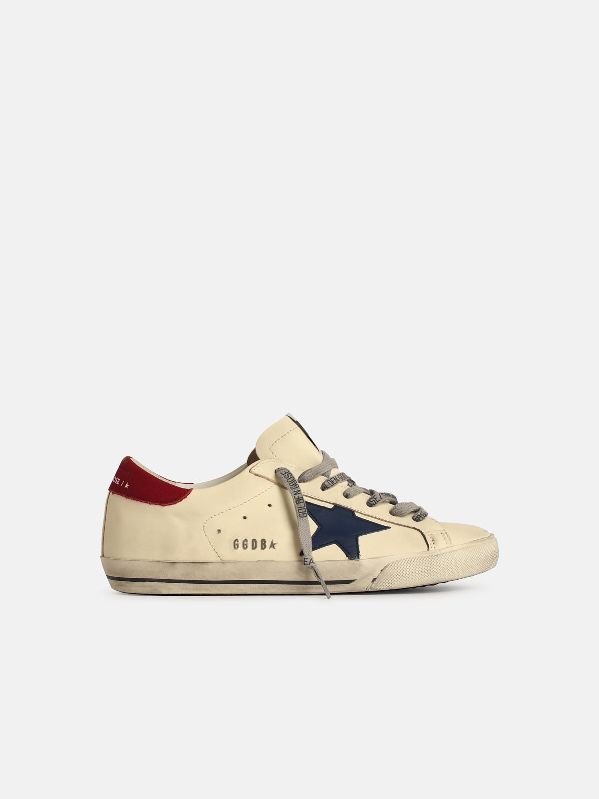 GOLDEN GOOSE WHITE LEATHER SNEKAER