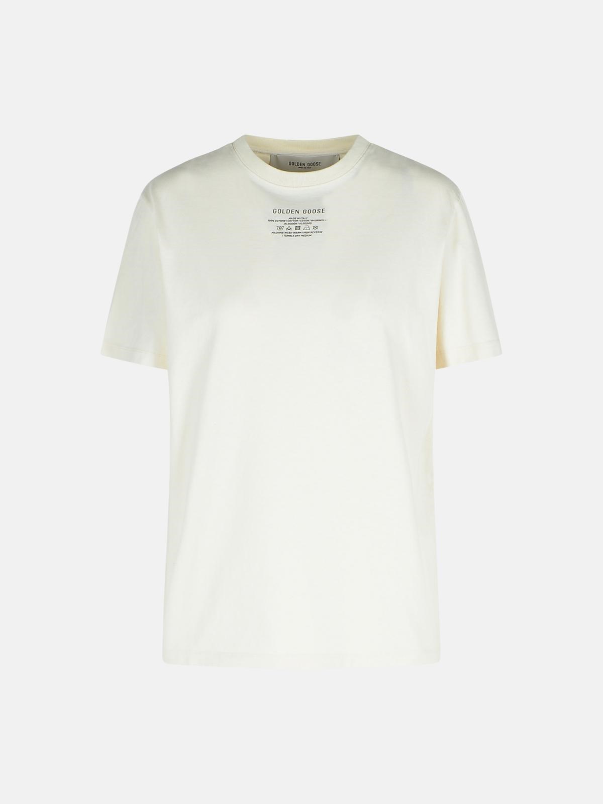 Golden Goose White Cotton T-shirt