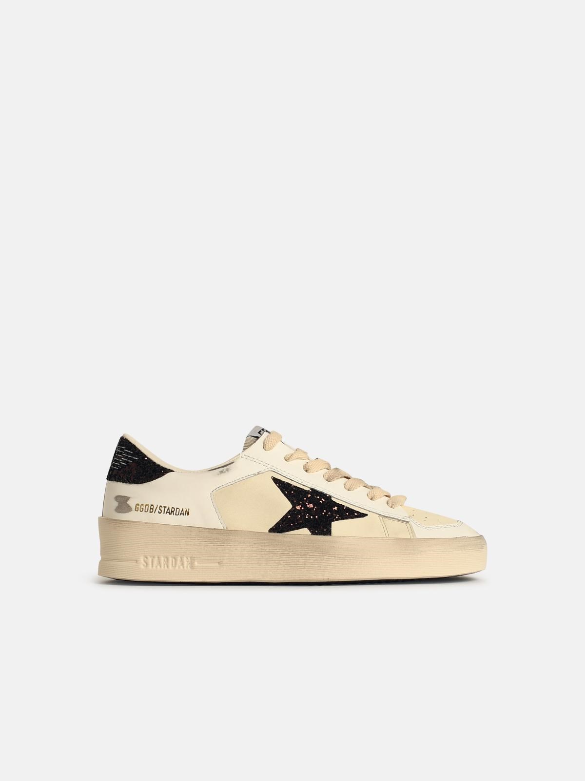 Golden Goose 'stardan' White Leather Sneakers In White