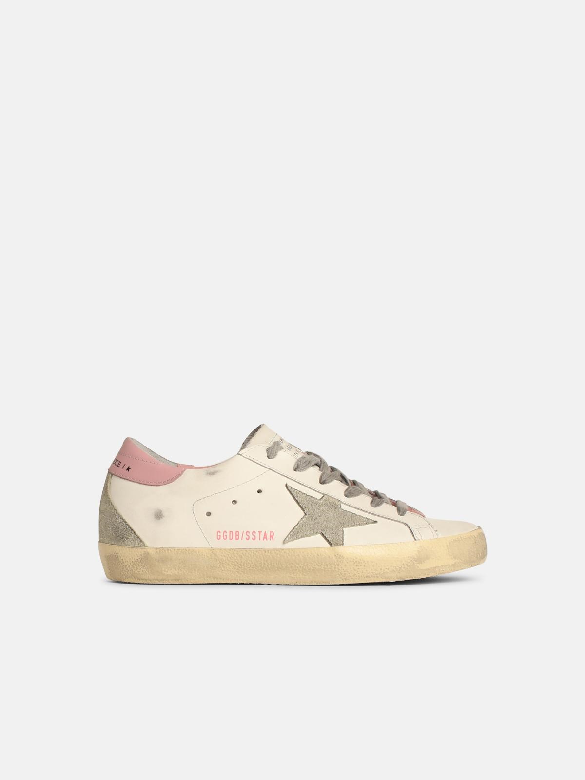 GOLDEN GOOSE White Leather Superstar Sneakers