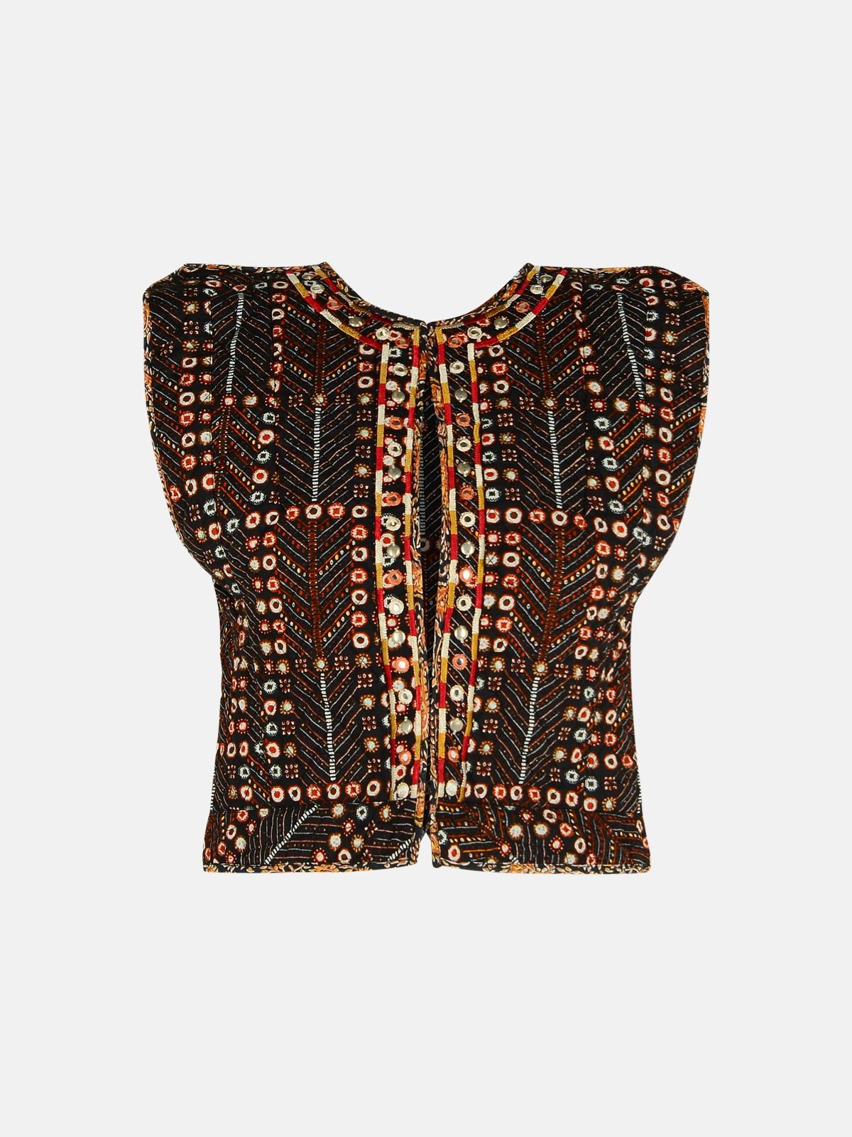 Isabel Marant Étoile 'cerza' Black Cotton Vest