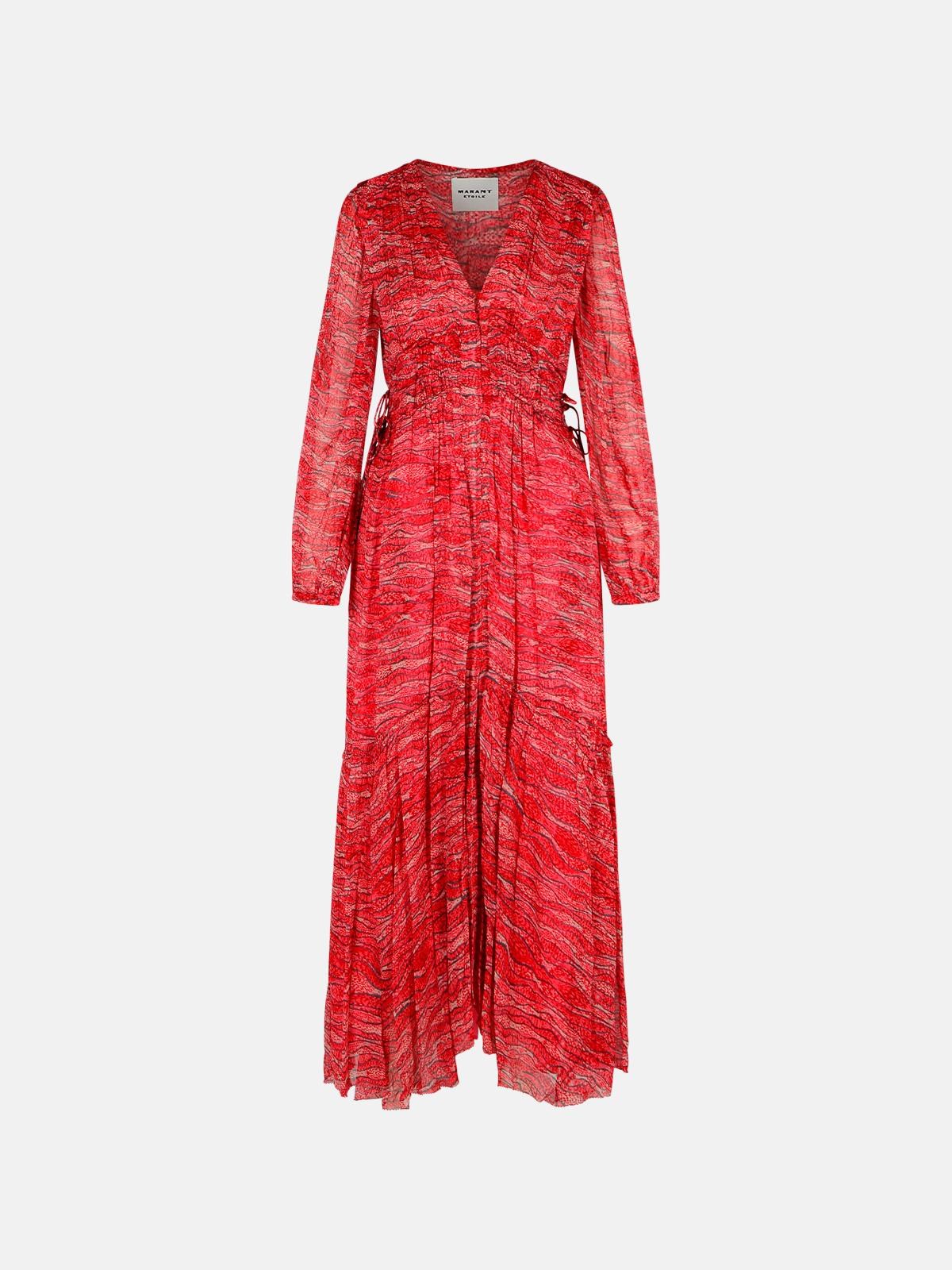 Isabel Marant Étoile 'amara' Red Viscose Dress