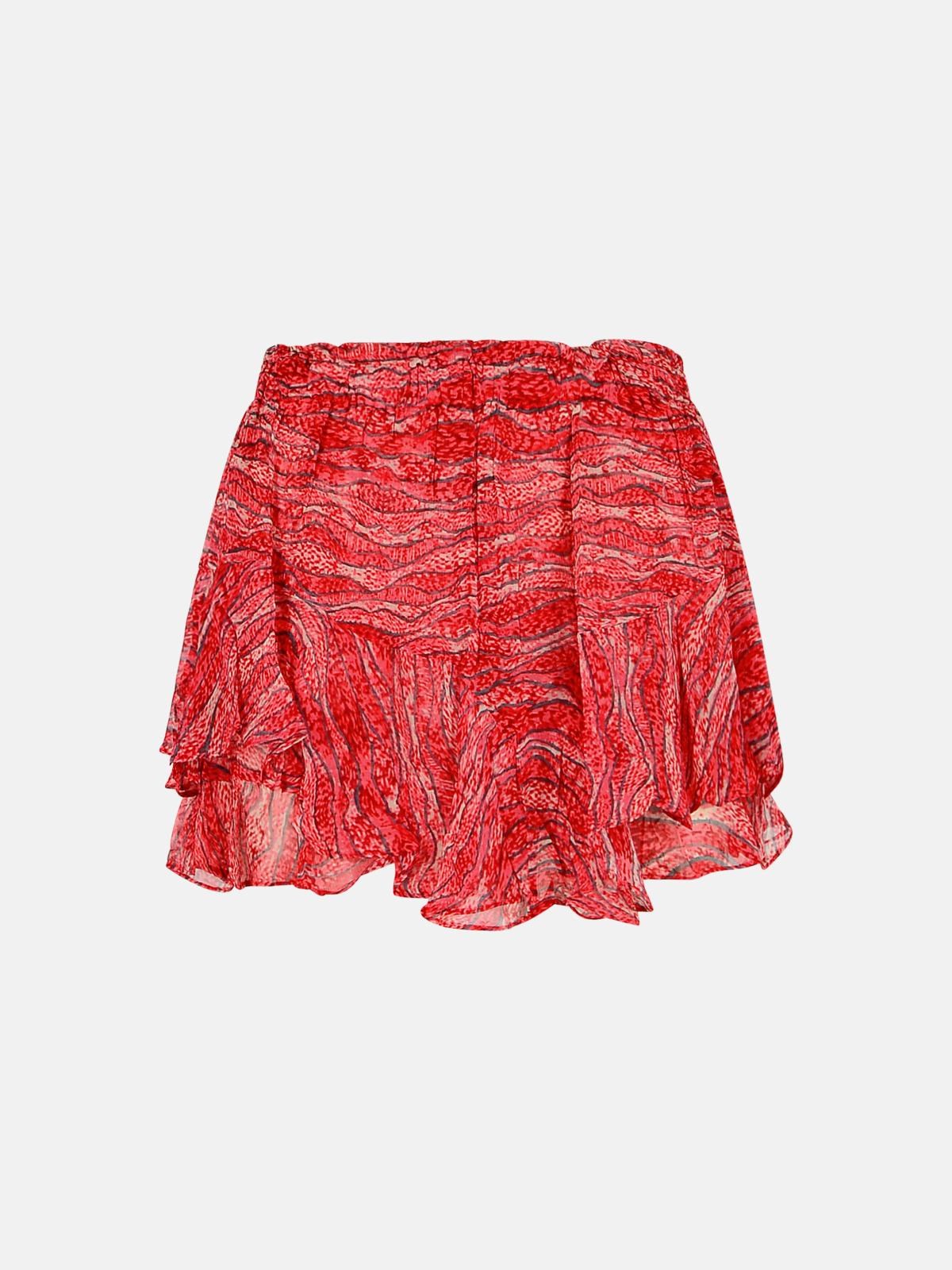 Isabel Marant Étoile 'sornel' Red Viscose Shorts