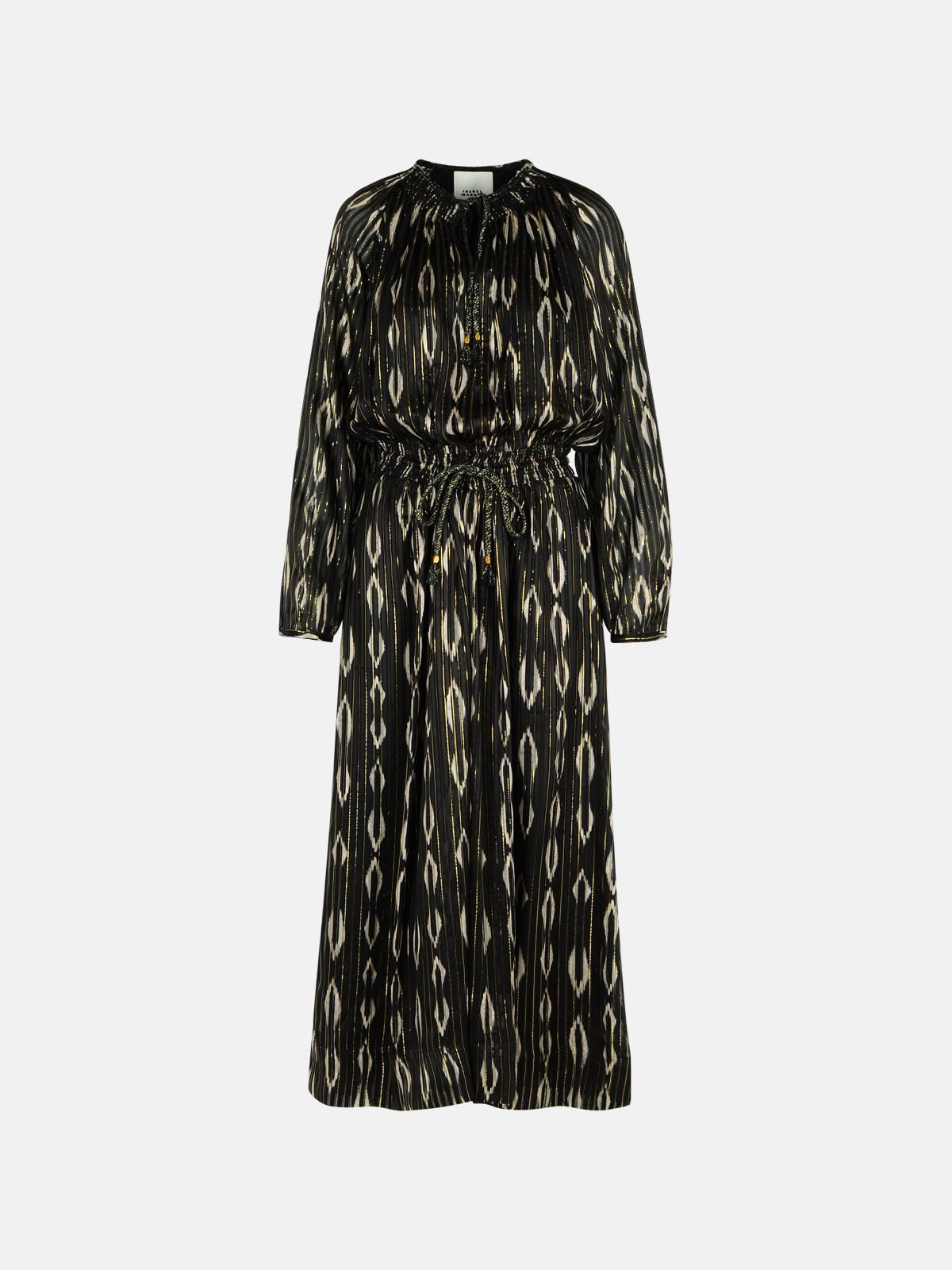 Isabel Marant 'sana' Black Silk Dress