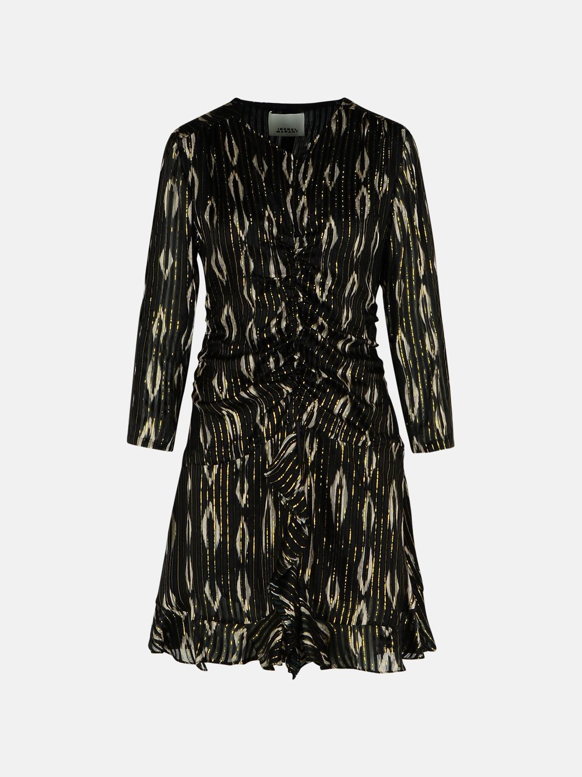 Isabel Marant 'octavia' Black Silk Dress