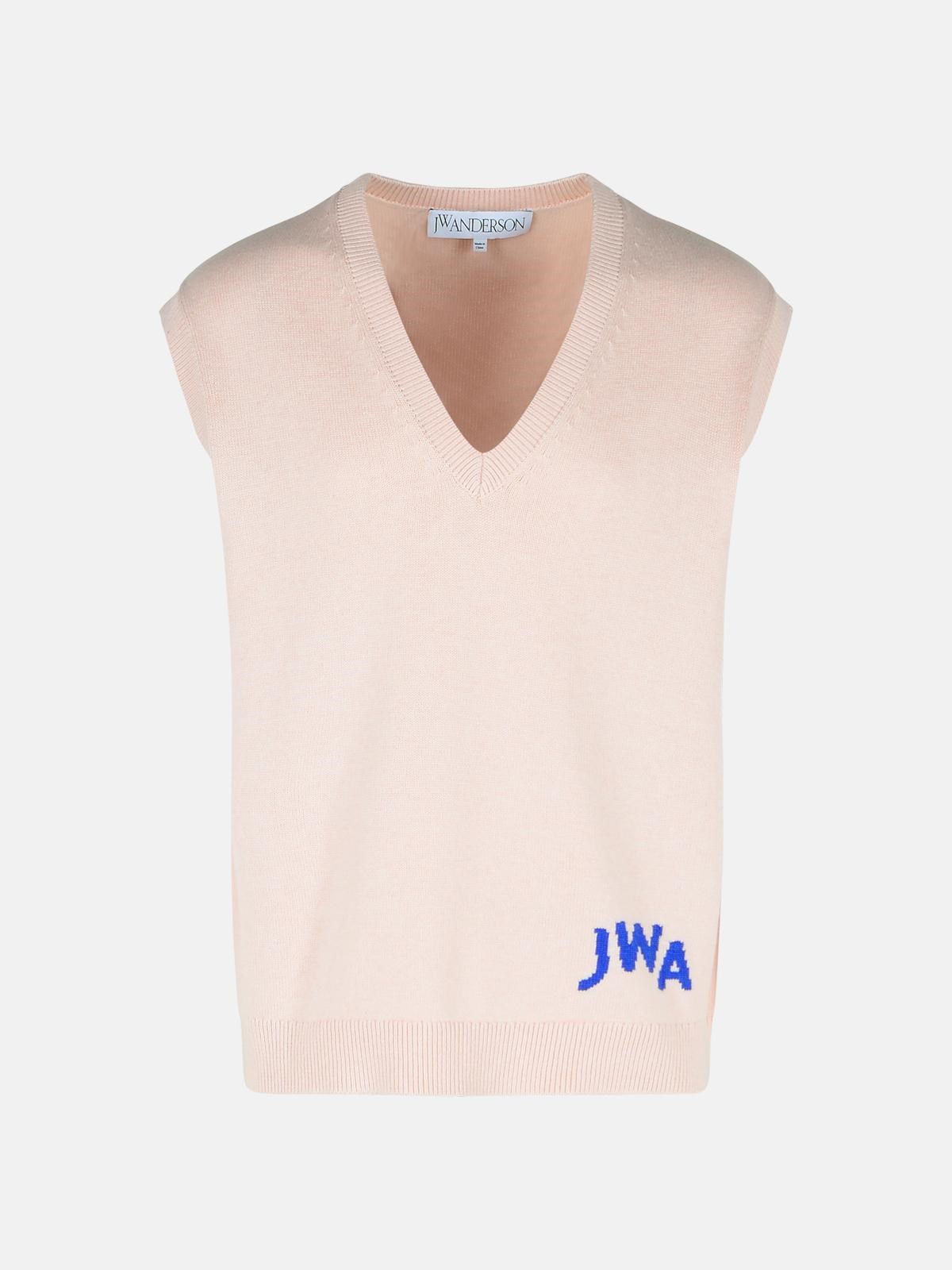 Jw Anderson Pink Cotton Vest