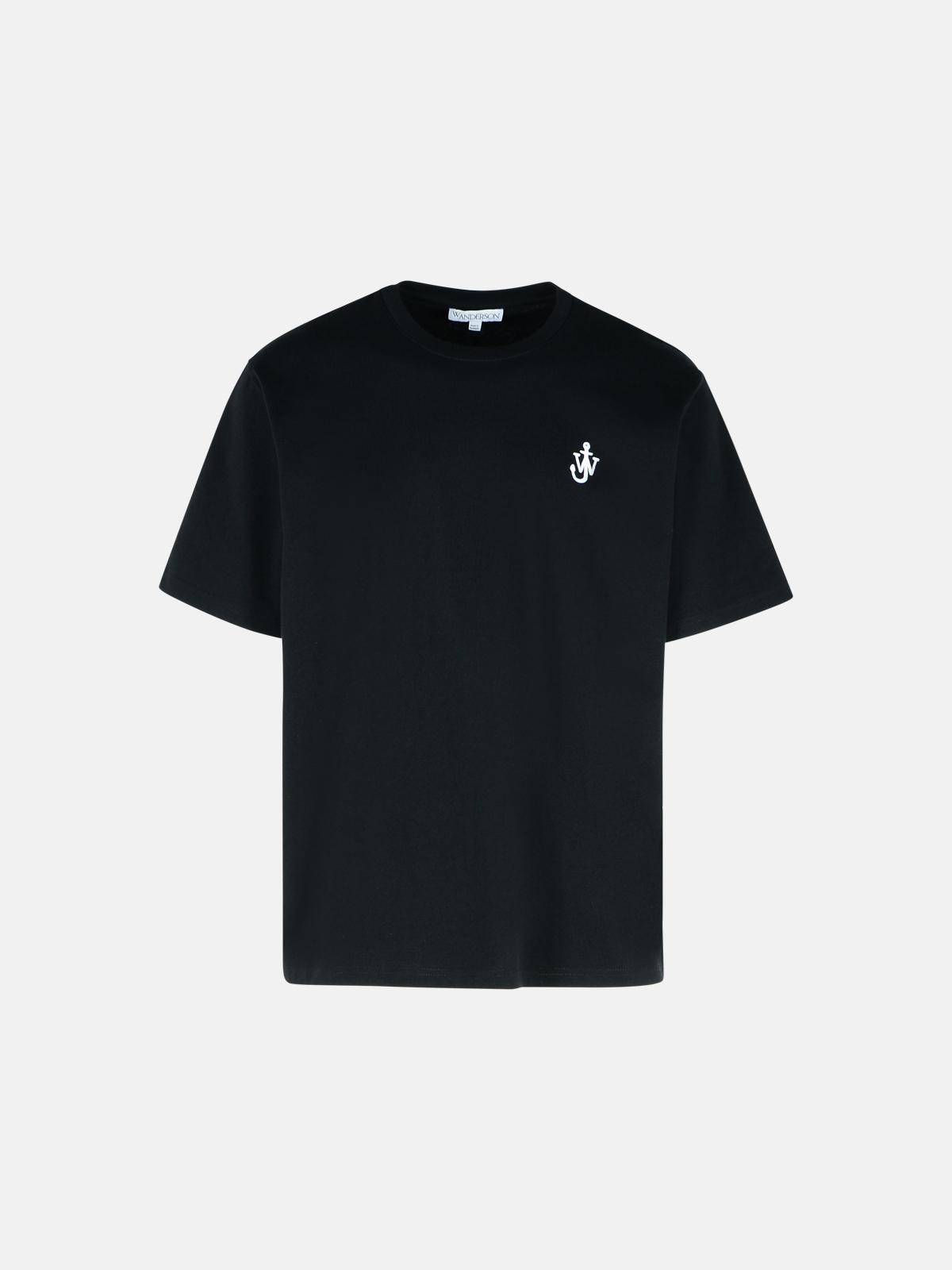 Jw Anderson Black Cotton T-shirt