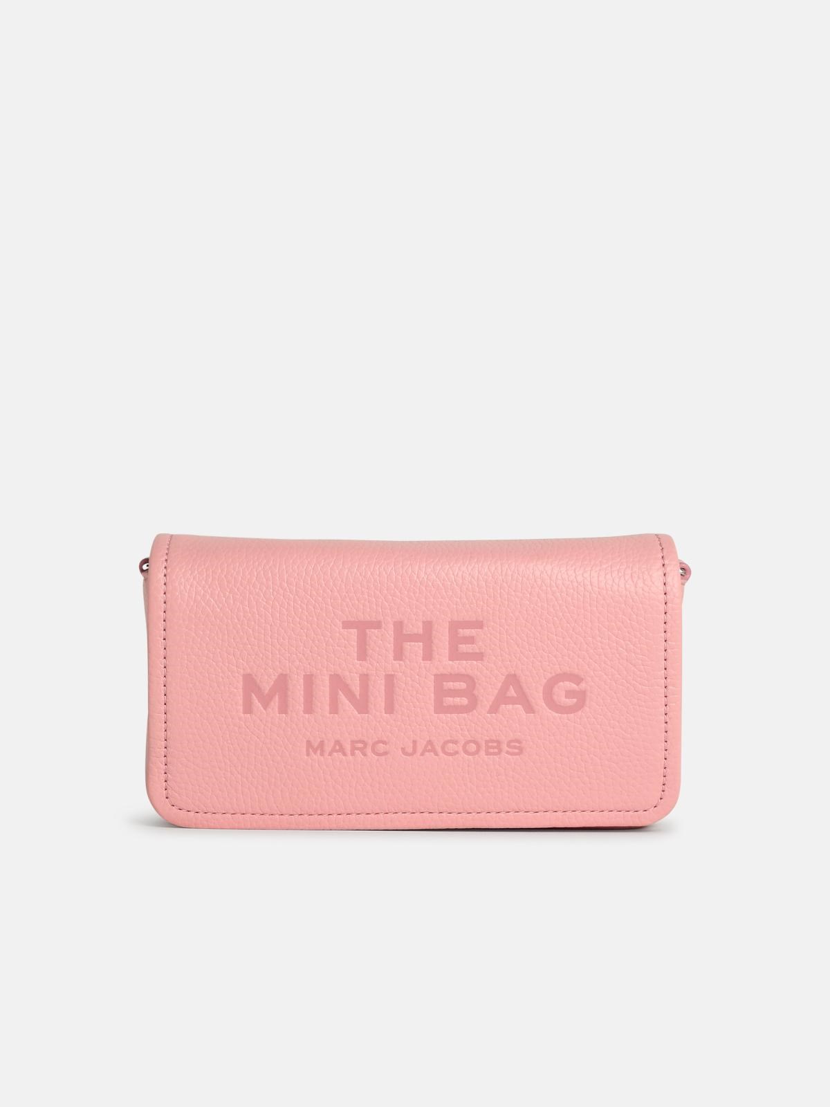 Marc Jacobs 'the Mini' Pink Leather Crossbody Bag