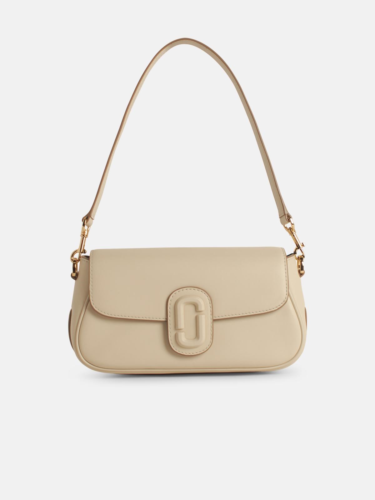 Marc Jacobs 'marc' Cream Leather Bag In Cream