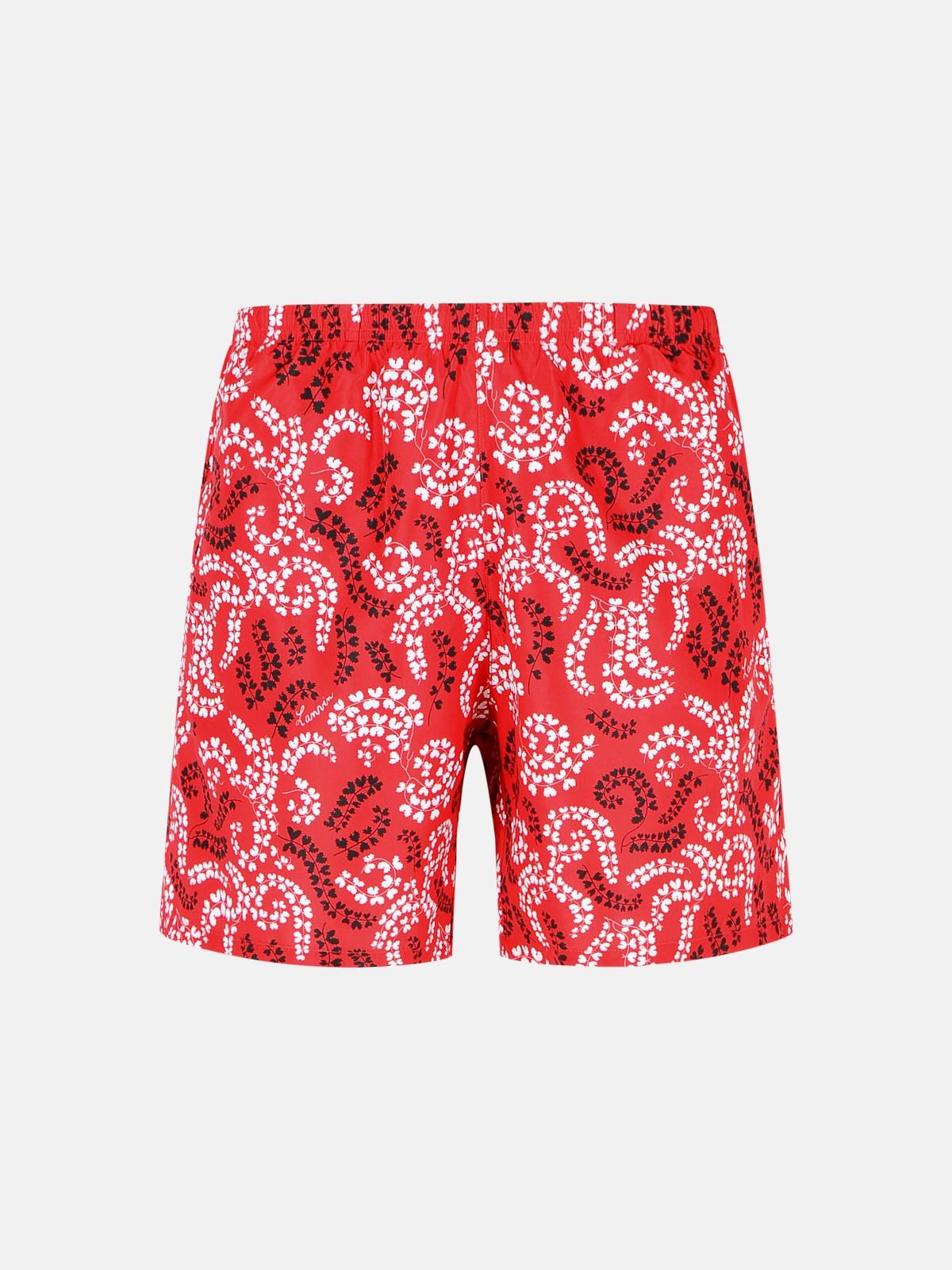 Lanvin Red Polyester Swimsuit In Red