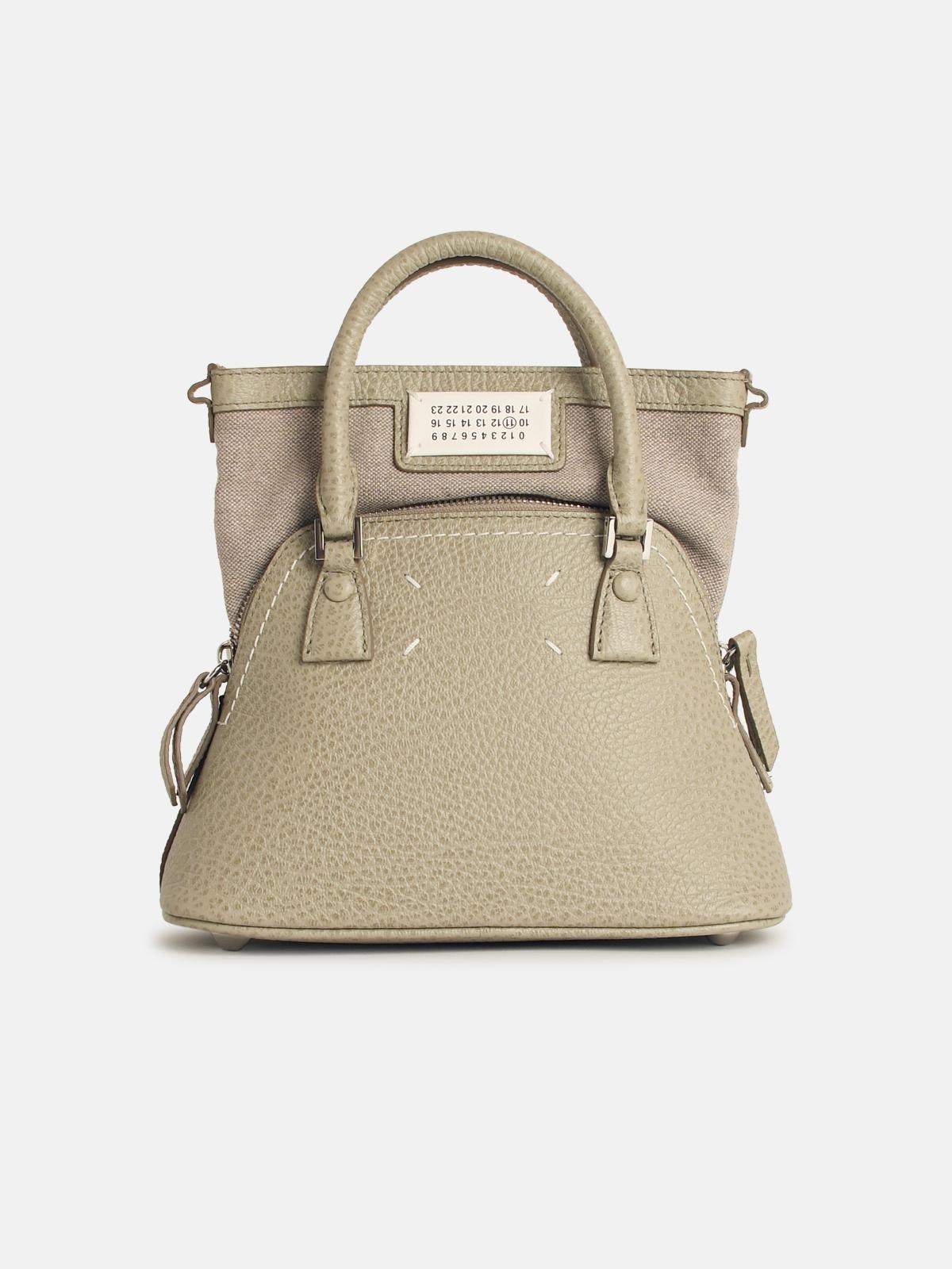 Maison Margiela Micro '5ac' Grey Leather Bag