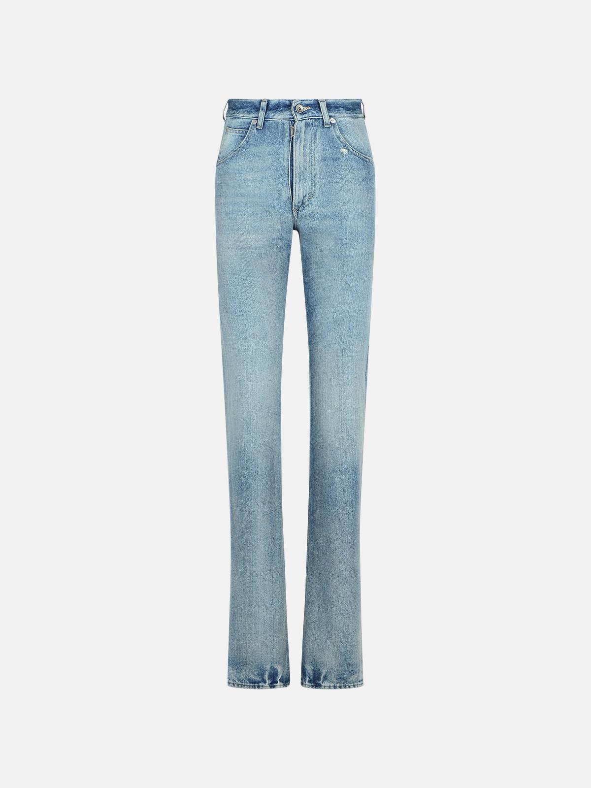 Maison Margiela MAISON MARGIELA 'Straight' Light Blue Denim Jeans　MAISON MARGIELA ストレート ライトブルー デニム ジーンズ