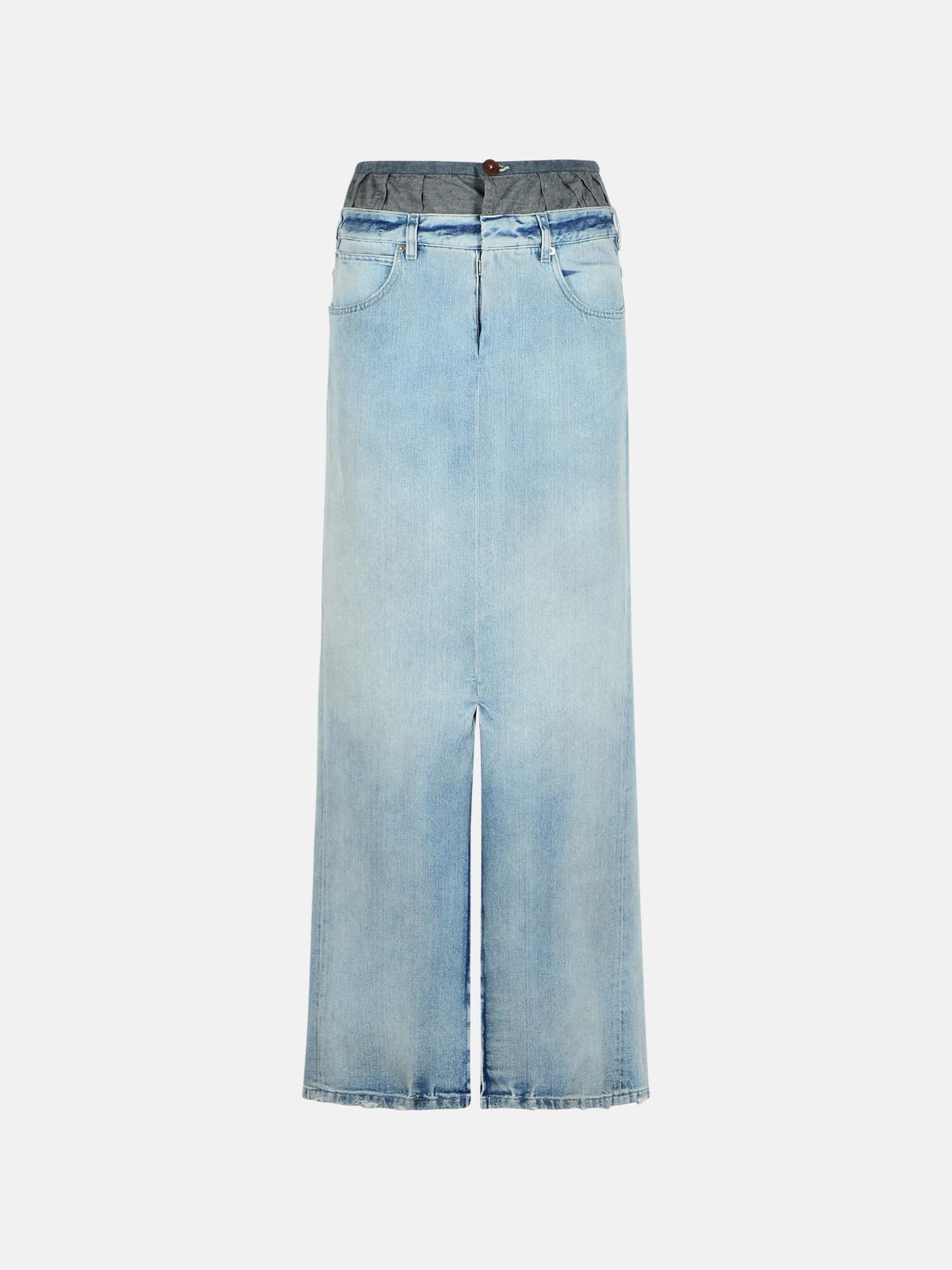 MAISON MARGIELA Blue Denim Skirt　MAISON MARGIELA ブルー デニム スカート MAISON