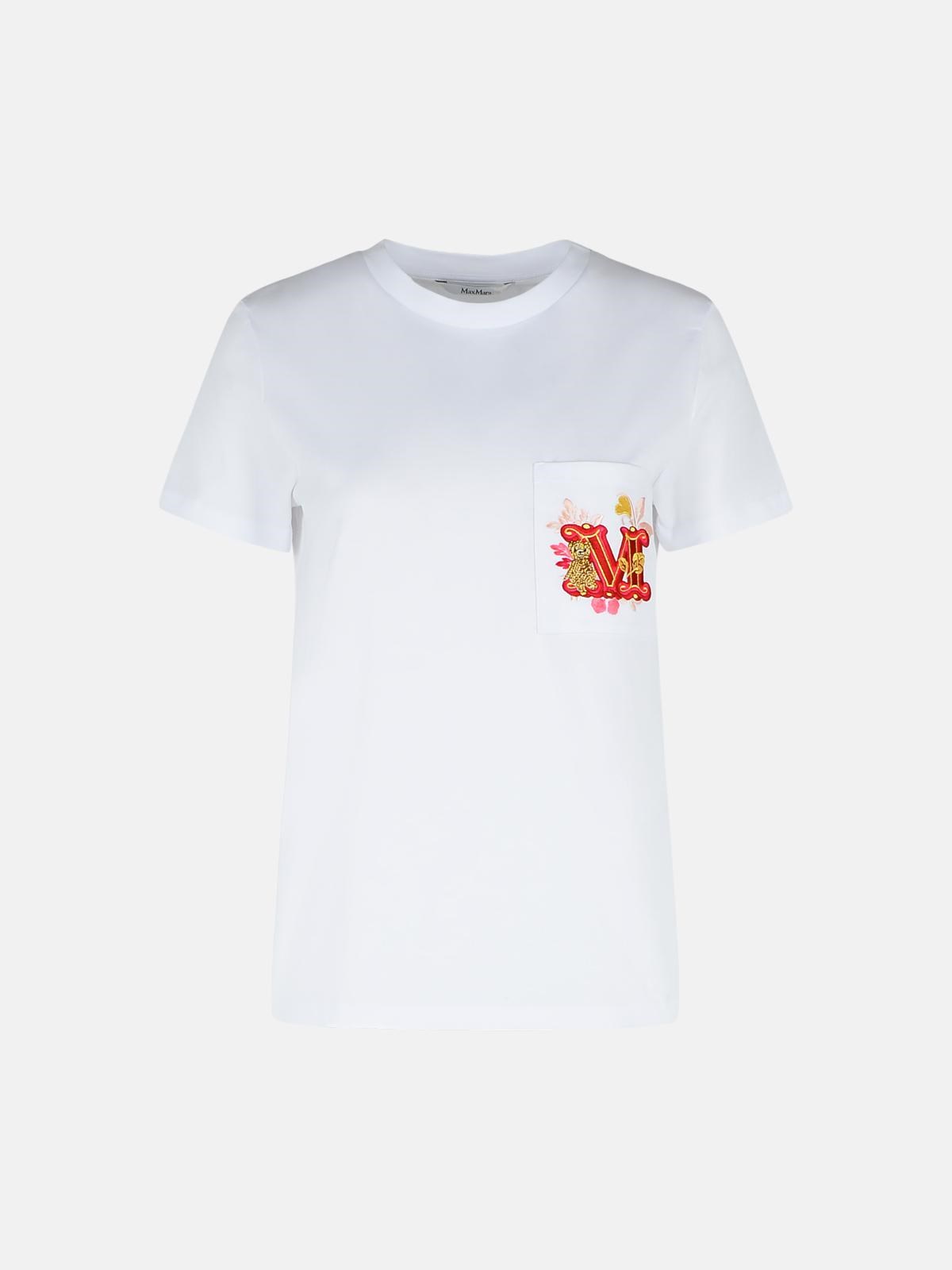 MAX MARA 'Nunzio' White Cotton T-Shirt