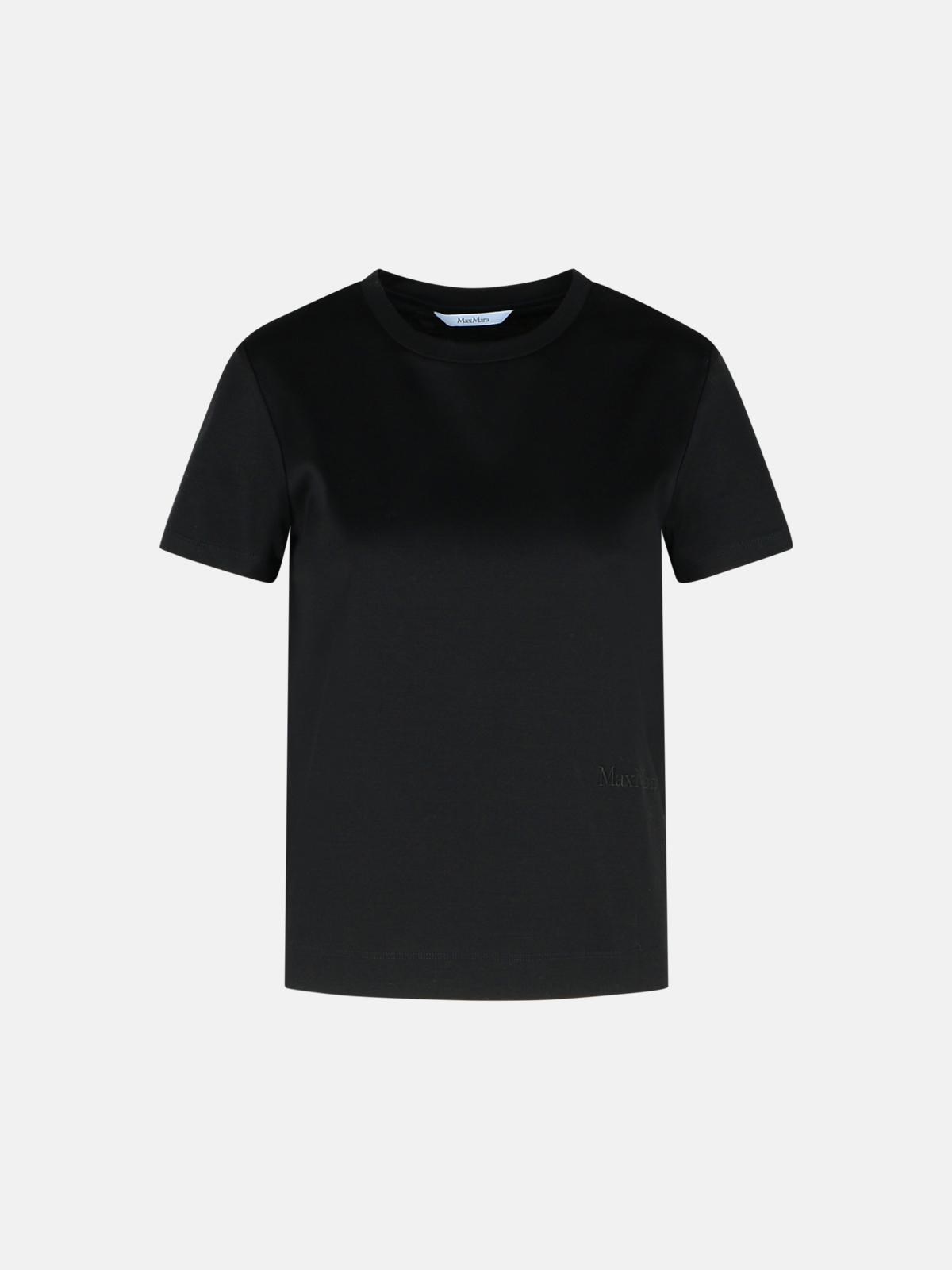 Max Mara Black Cotton T-shirt