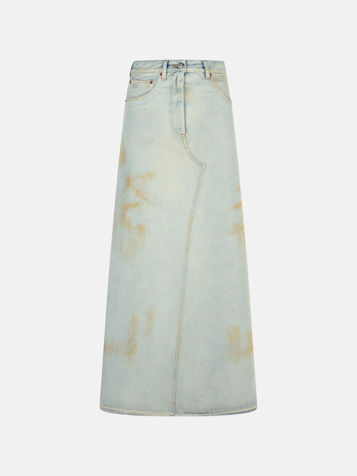MM6 MAISON MARGIELA Blue Denim Skirt　MM6 MAISON MARGIELA ブルー デニム スカート MM6