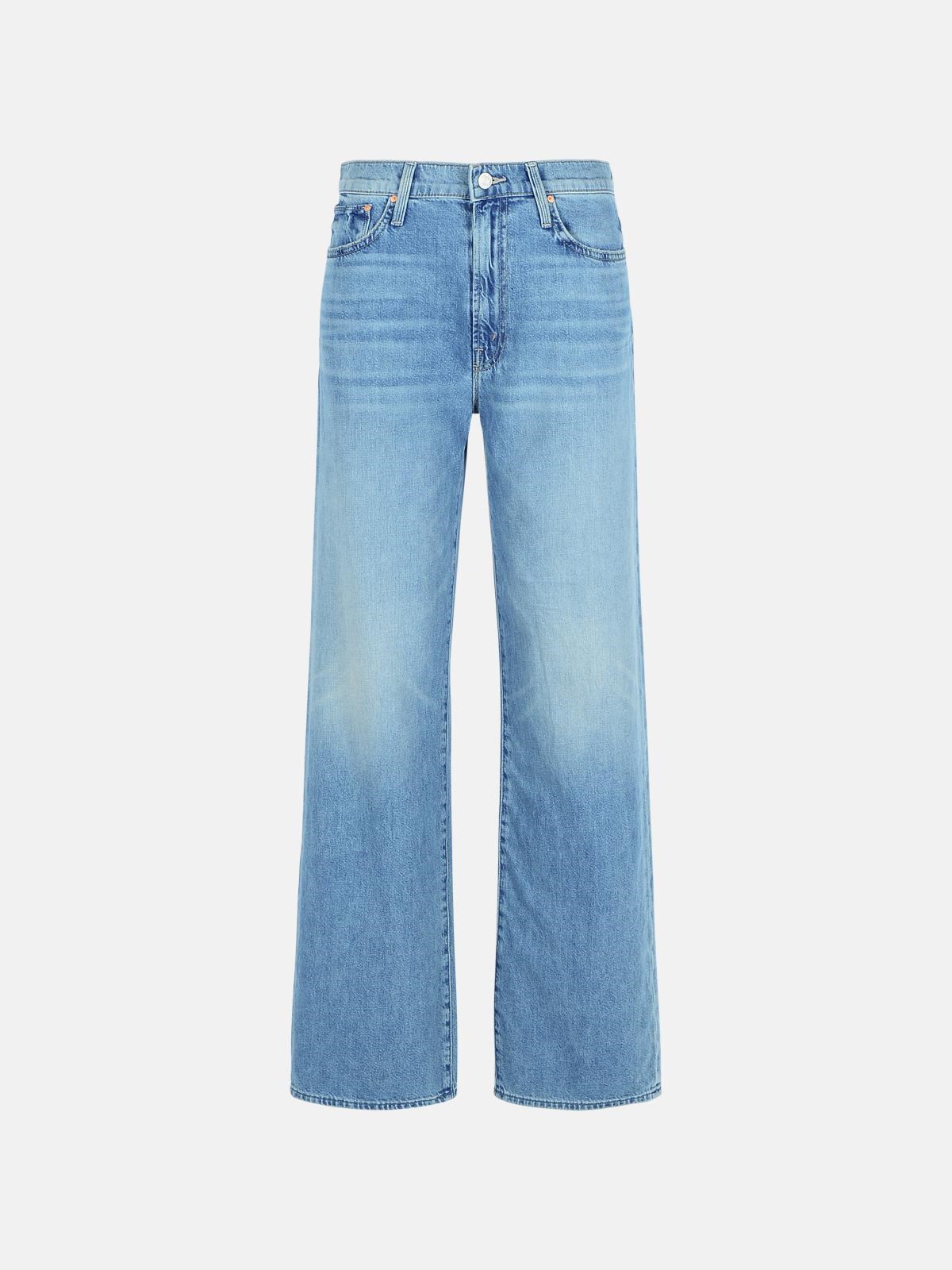 Mother 'the Dodger' Light Blue Denim Jeans In Light Blue