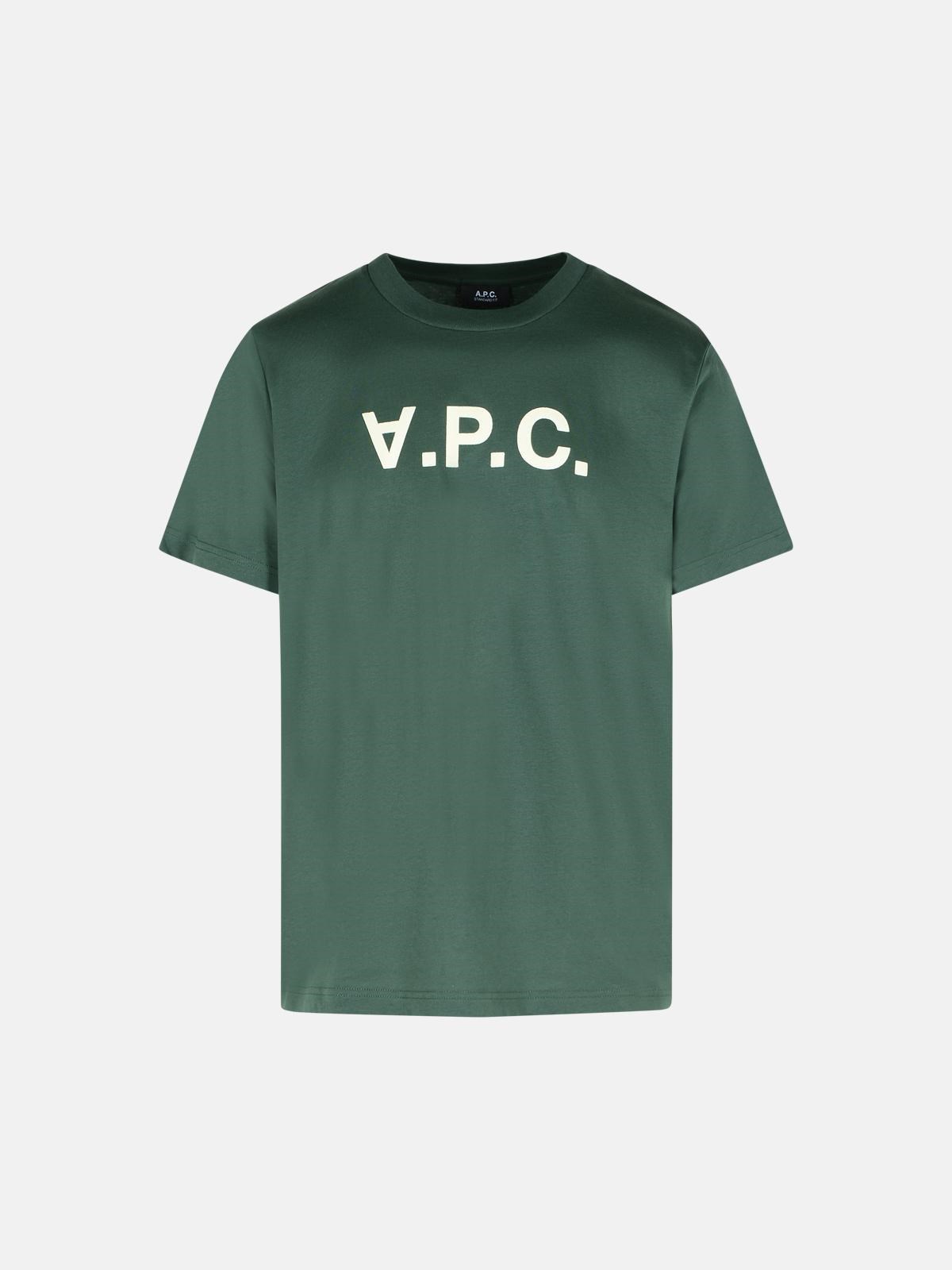 Apc Green Cotton T-shirt
