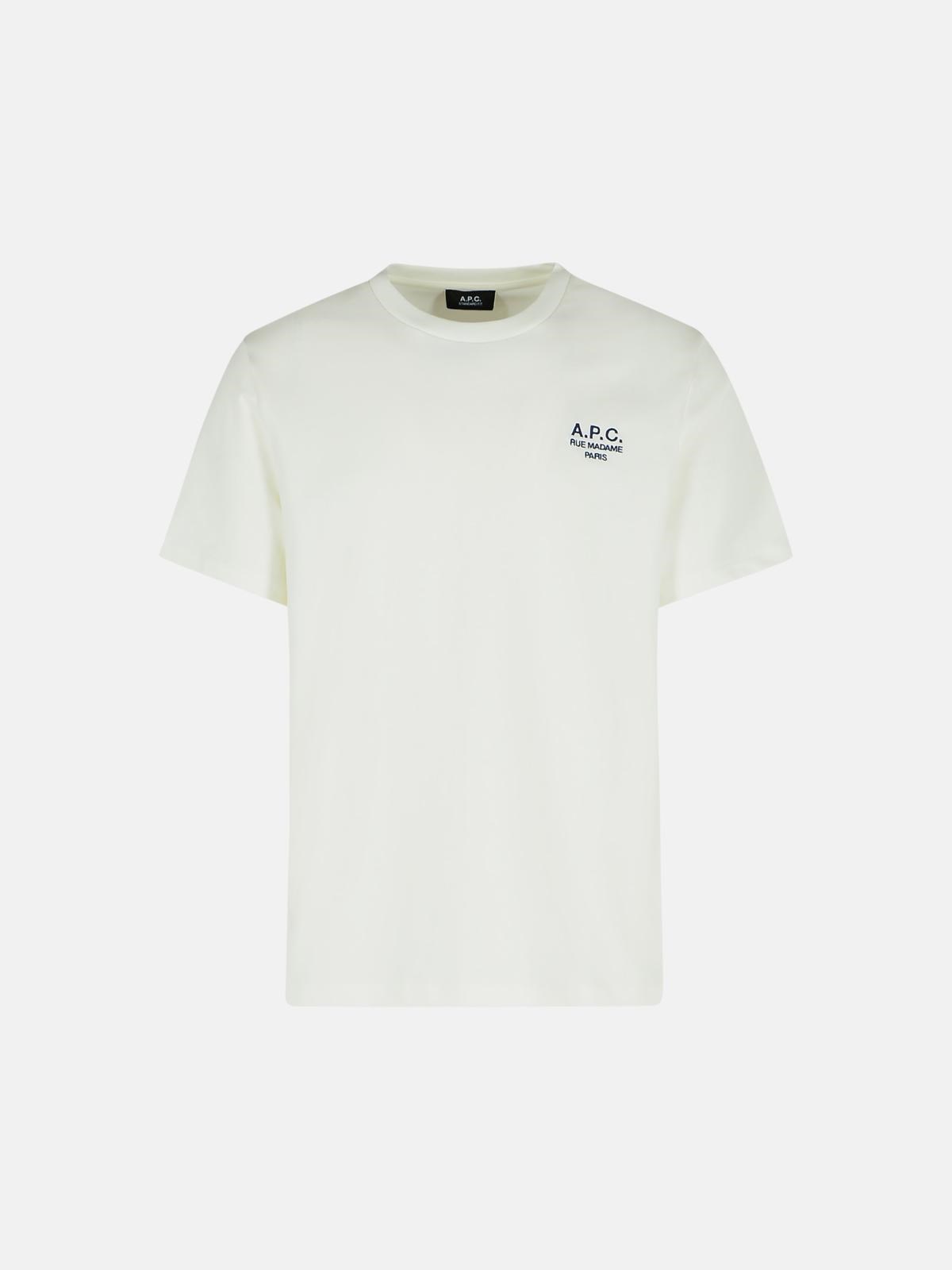 Apc White Cotton T-shirt