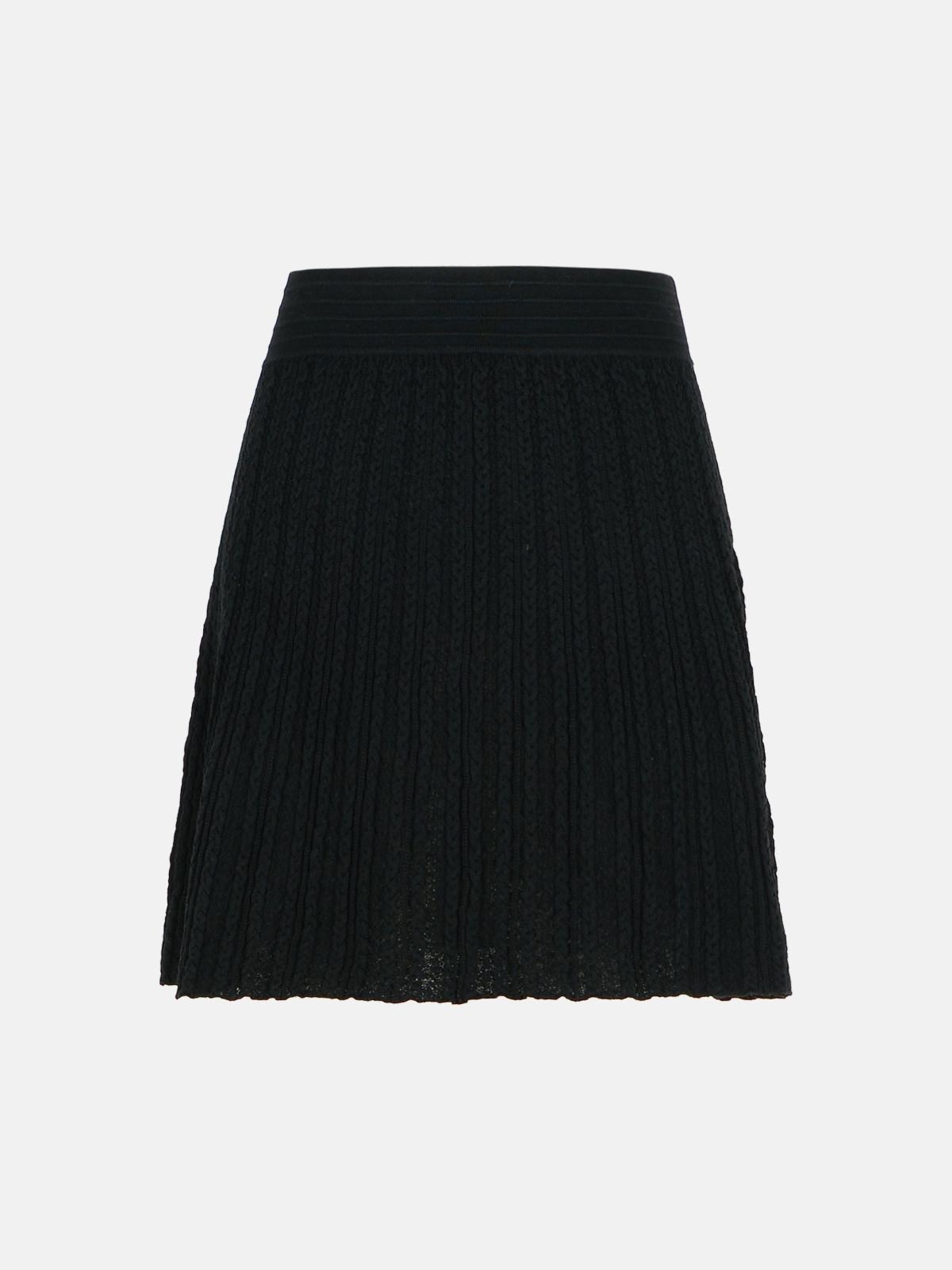 A.P.C. 'Kayla' Black Wool Skirt　A.P.C.ケイラ ブラック ウール スカート A.P.C.