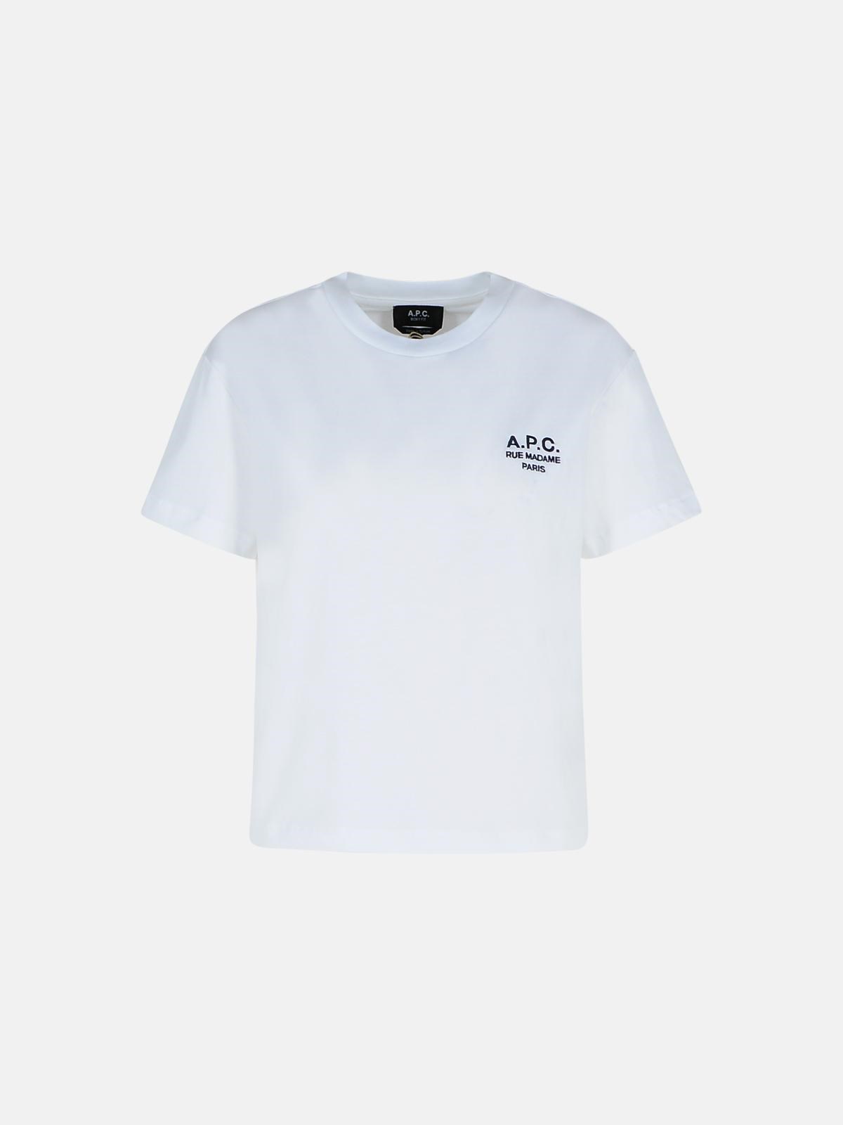 Apc White Cotton T-shirt