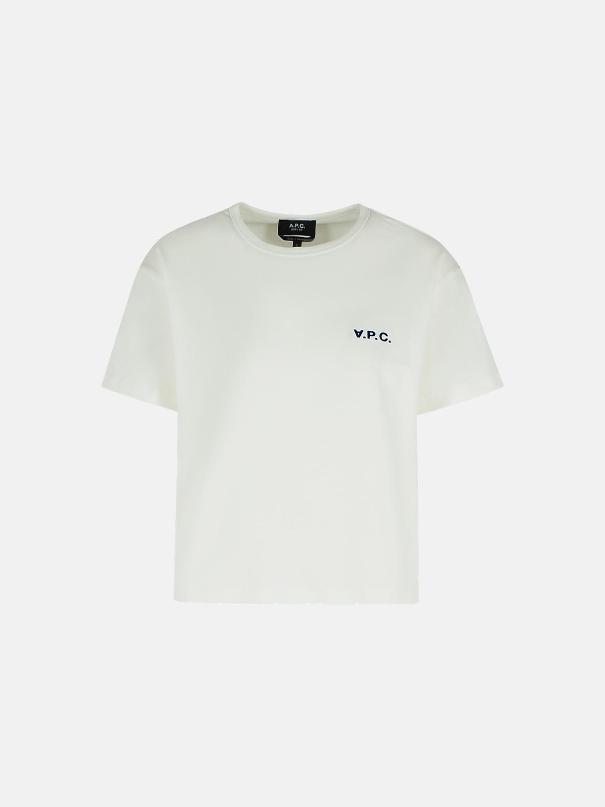 Apc White Cotton T-shirt