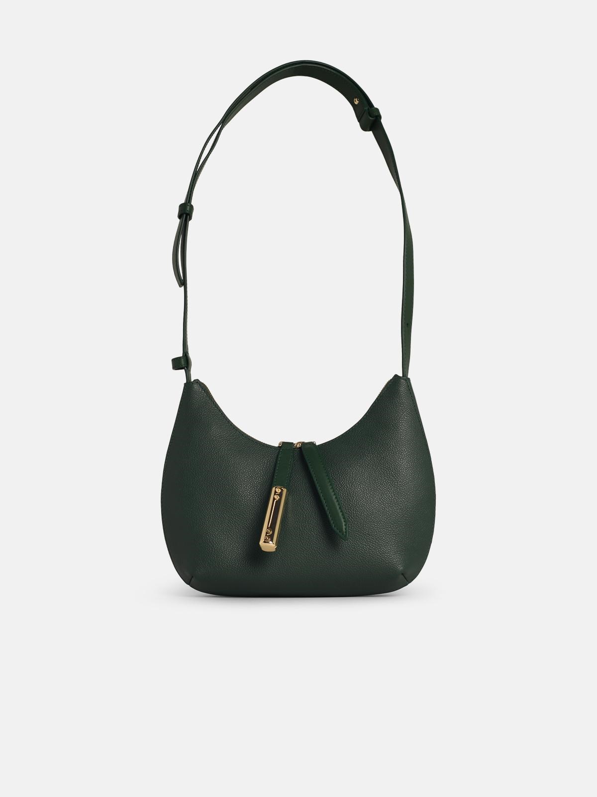 Furla 'goccia' Green Leather Bag