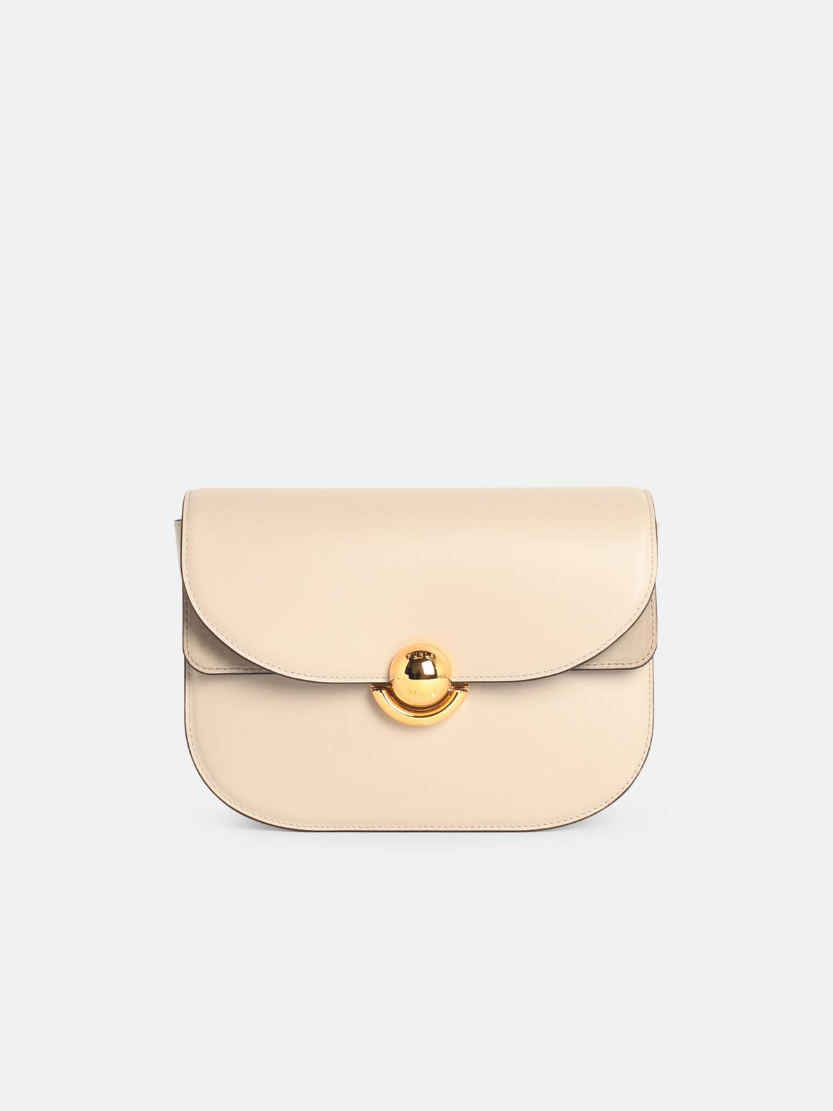 FURLA 'Sfera' Grey Leather Crossbody Bag