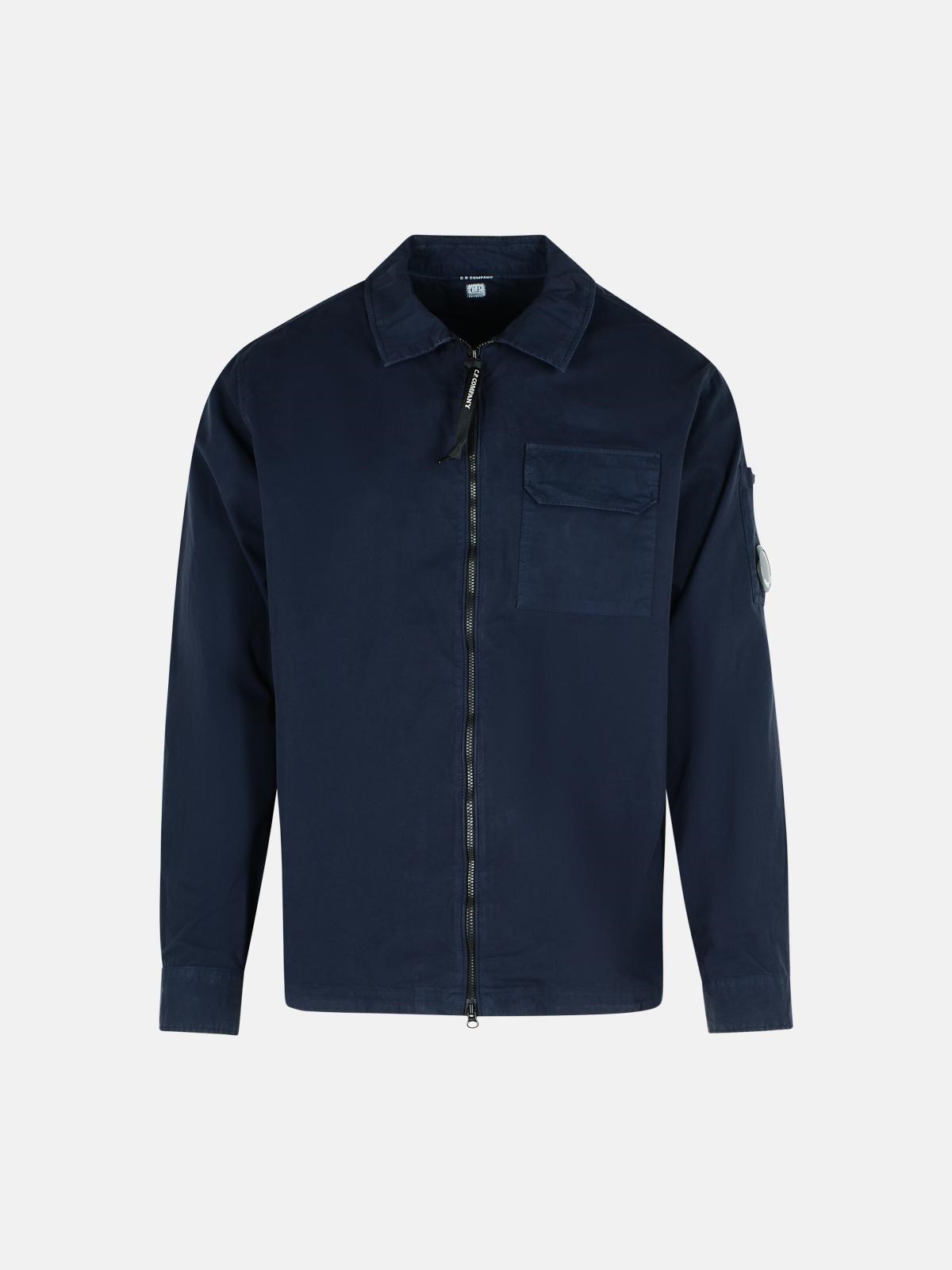 C.p. Company Blue Cotton Shirt