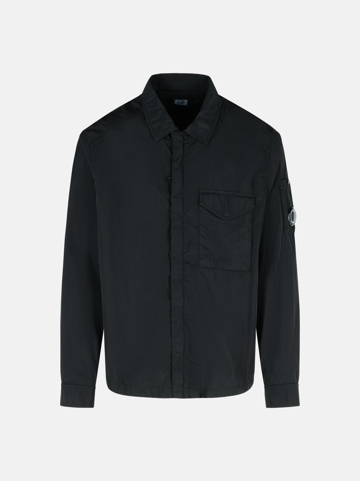 C.p. Company Black Nylon Jacket In Black