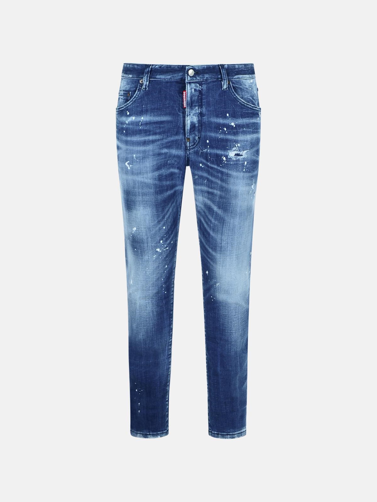 Dsquared2 'skater' Blue Cotton Jeans