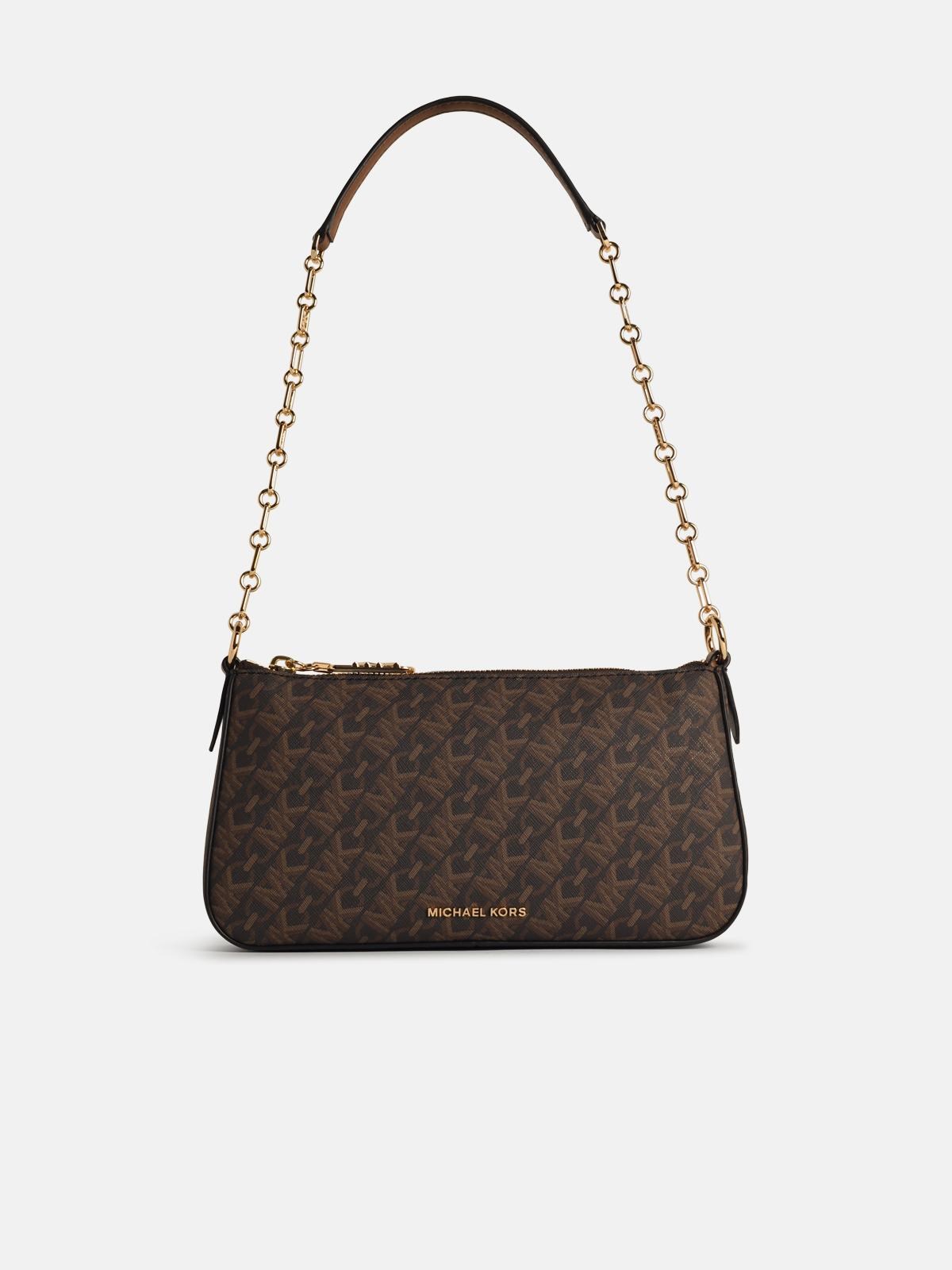 Michael Michael Kors 'empire' Brown Tela Blend Bag In Brown
