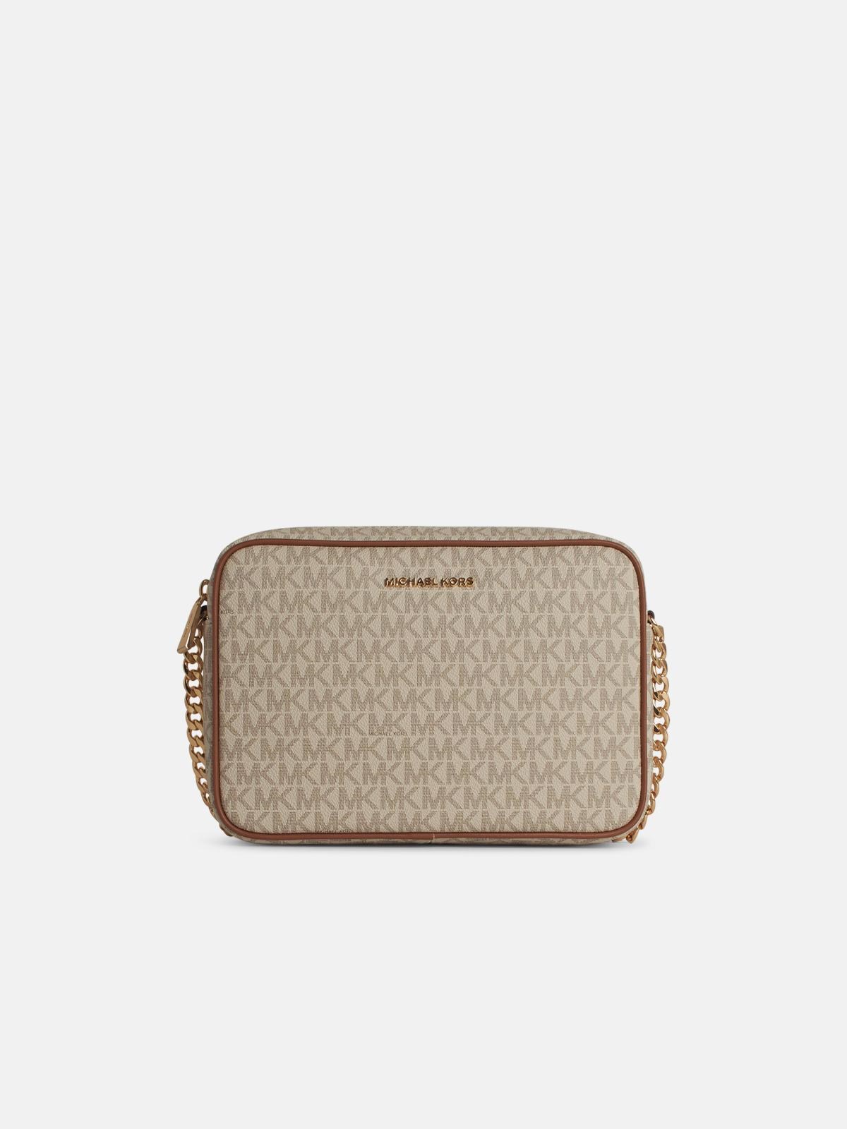 Michael Michael Kors 'bag' Beige Leather Room In Ivory