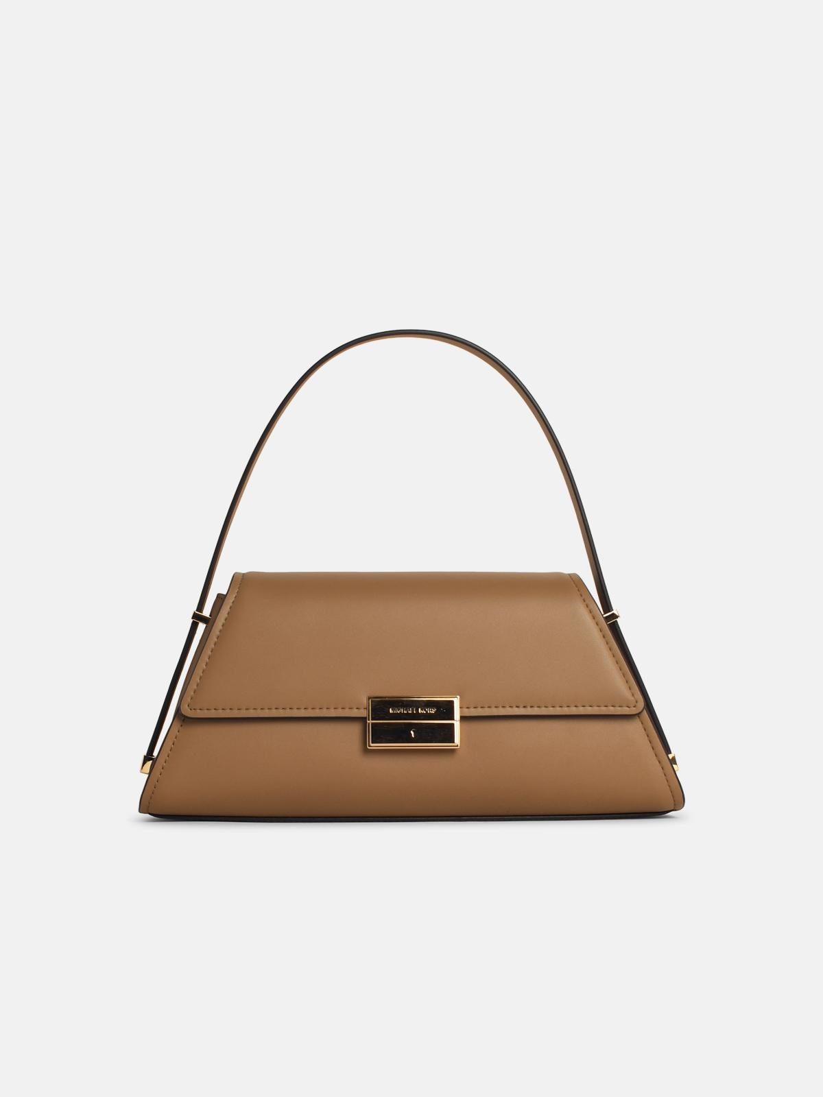 Michael Michael Kors 'ludlow' Beige Leather Bag In Beige