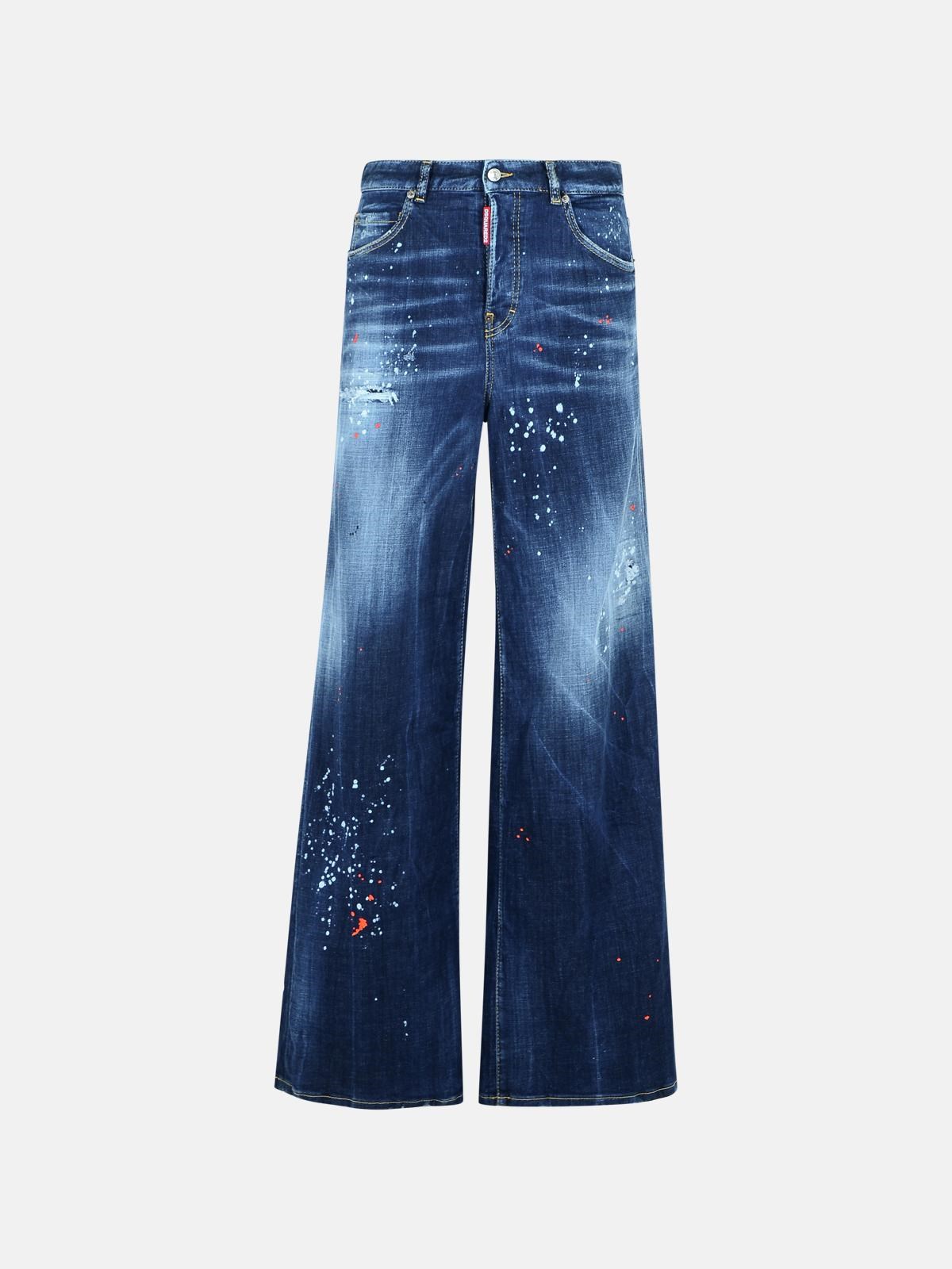 Dsquared2 'travaller' Blue Denim Jeans