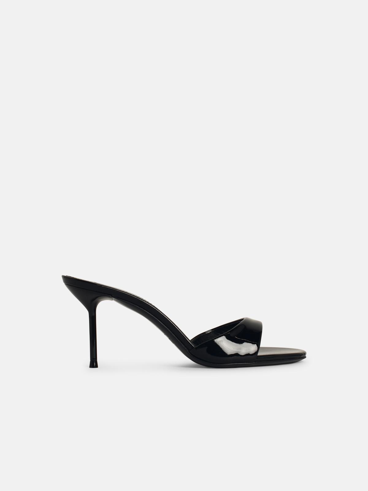 Paris Texas 'mule Lidia 70' Black Leather Pumps In Black