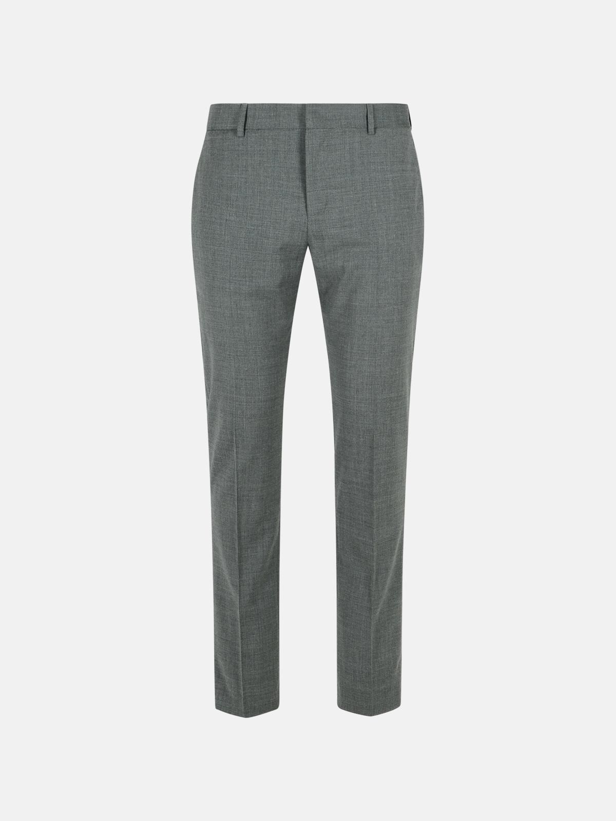 Pt Torino 'epsilo' Grey Polyester Blend Pants In Grey