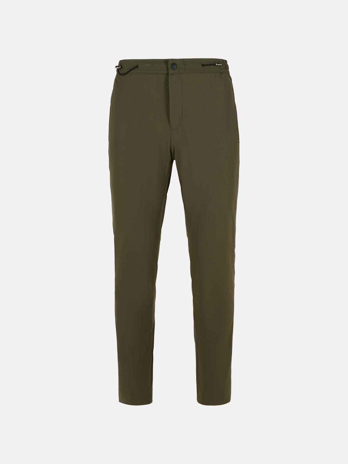 Pt Torino 'omega' Green Polyamide Pants In Green