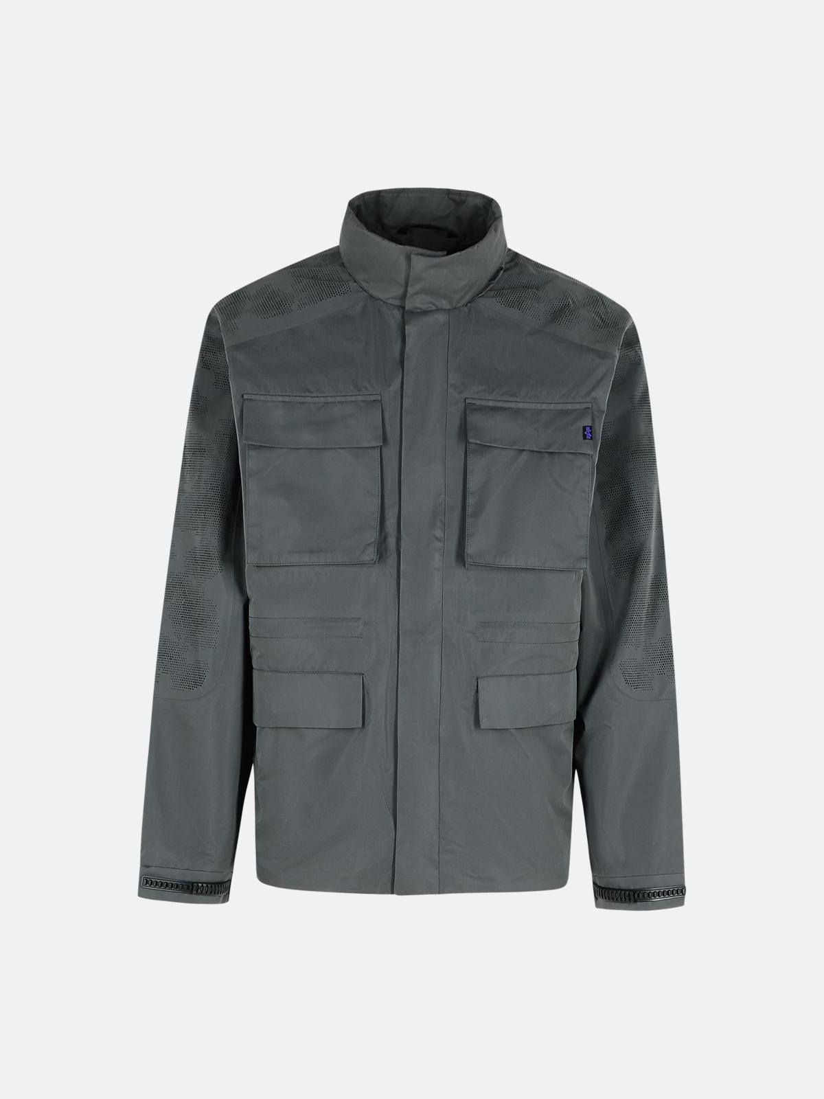 Alpha Industries Grey Polyester Jacket In Grey