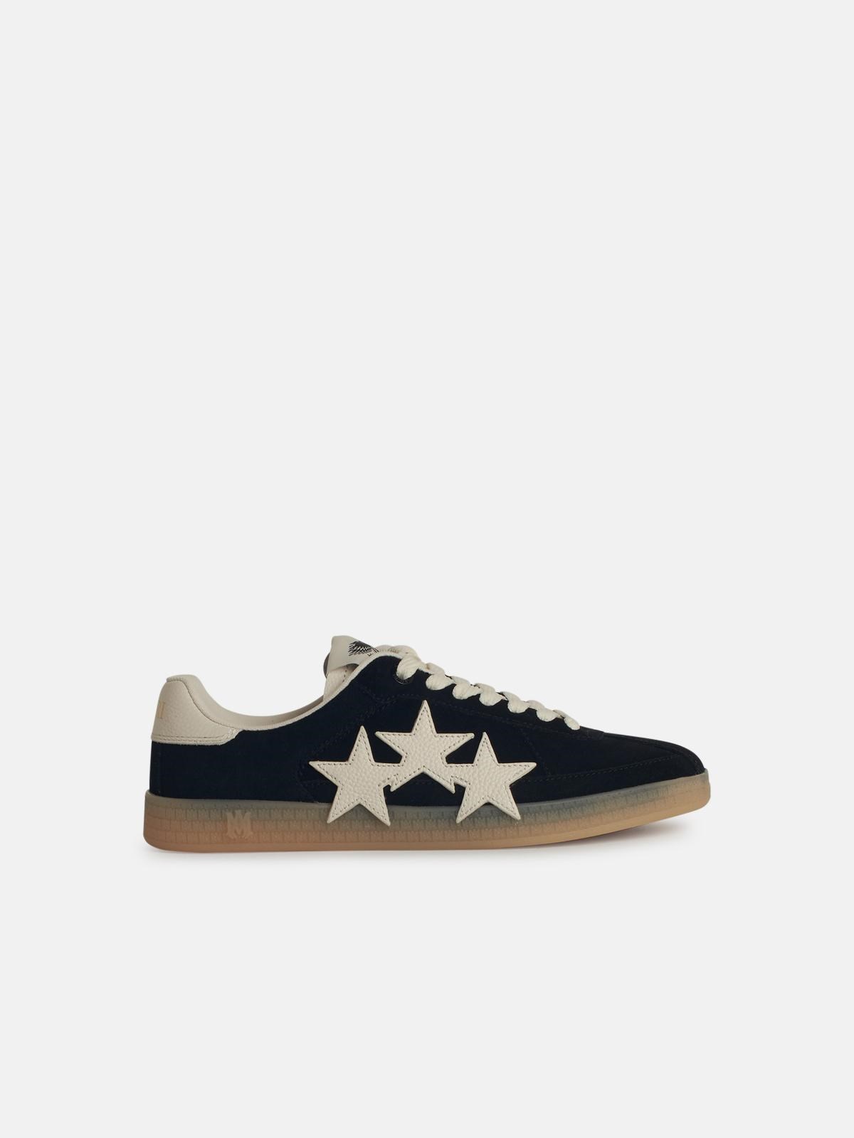 Amiri 'pacific' Black Leather Sneakers