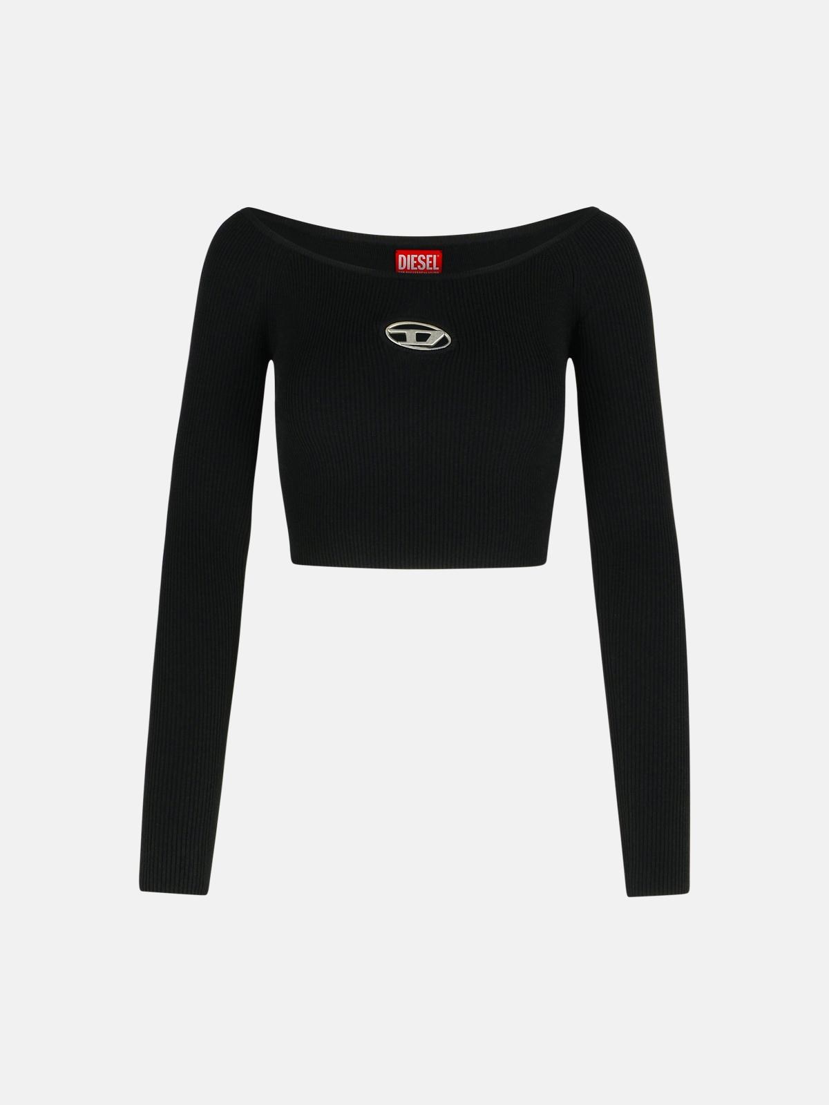 Diesel Top In Viscose Yarn From Responsibly Managed Forests In Black